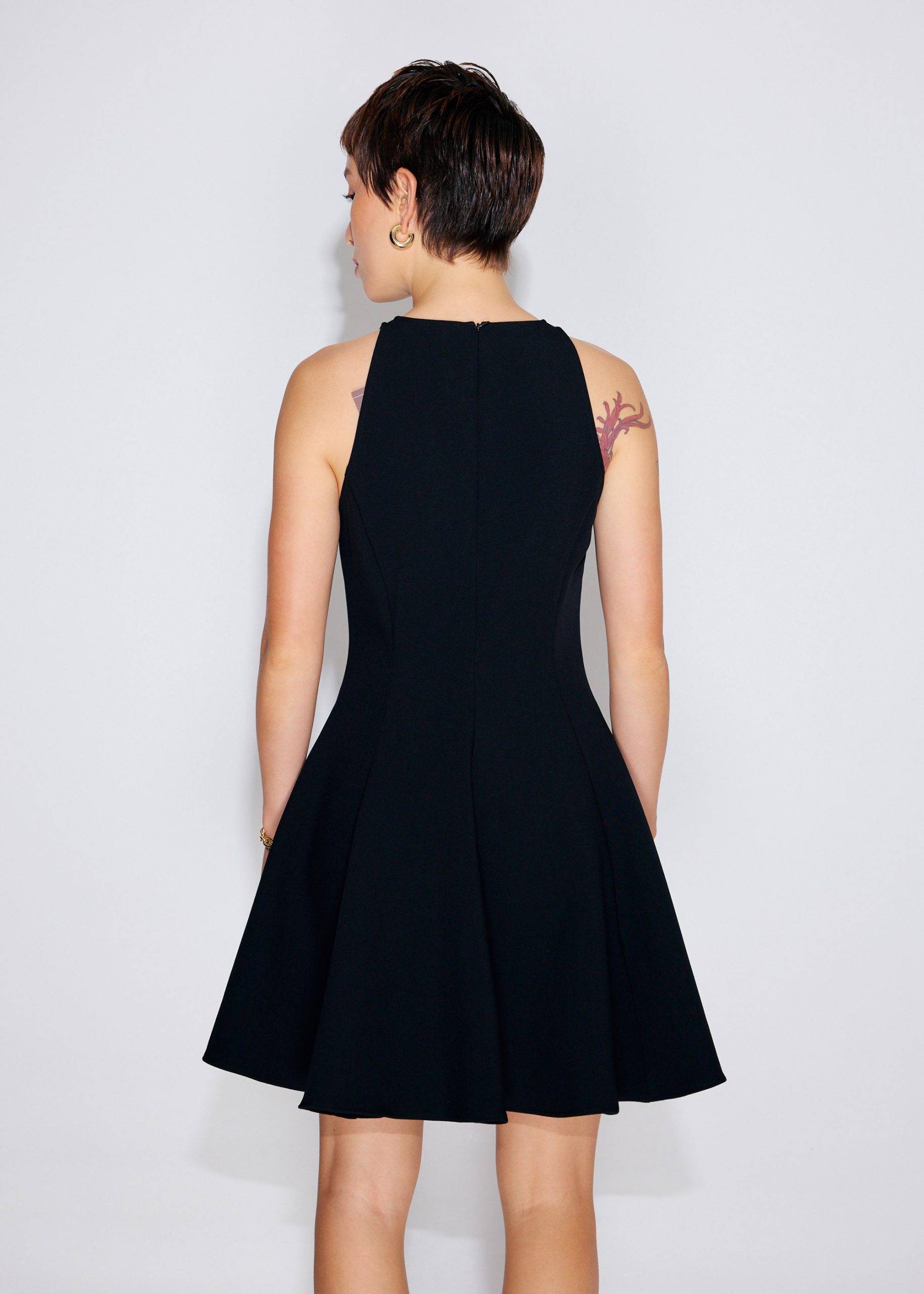 Nayana Round Neck Fit & Flare Mini Dress - Image 6