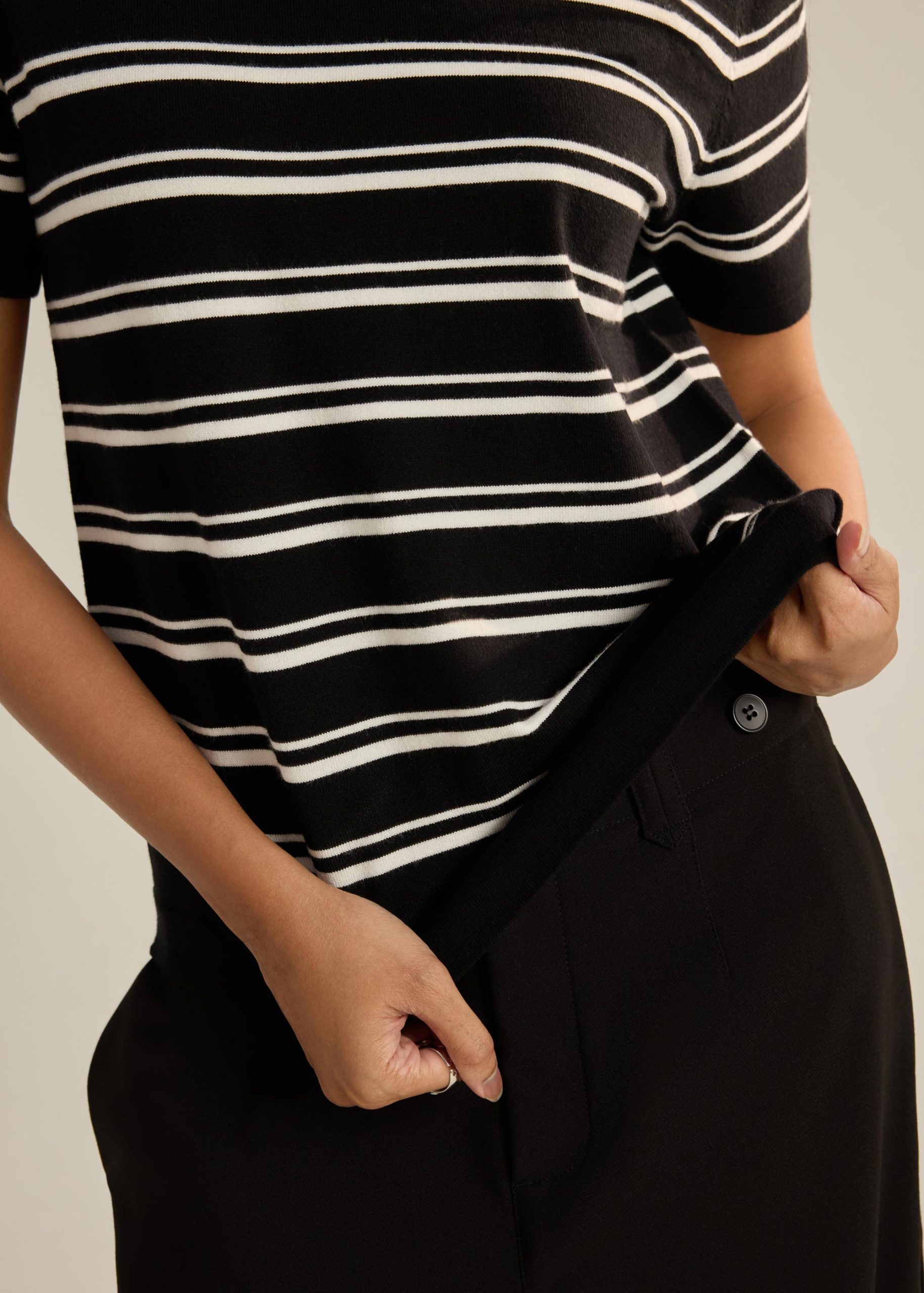 Alex Striped Knit Tee - Image 4
