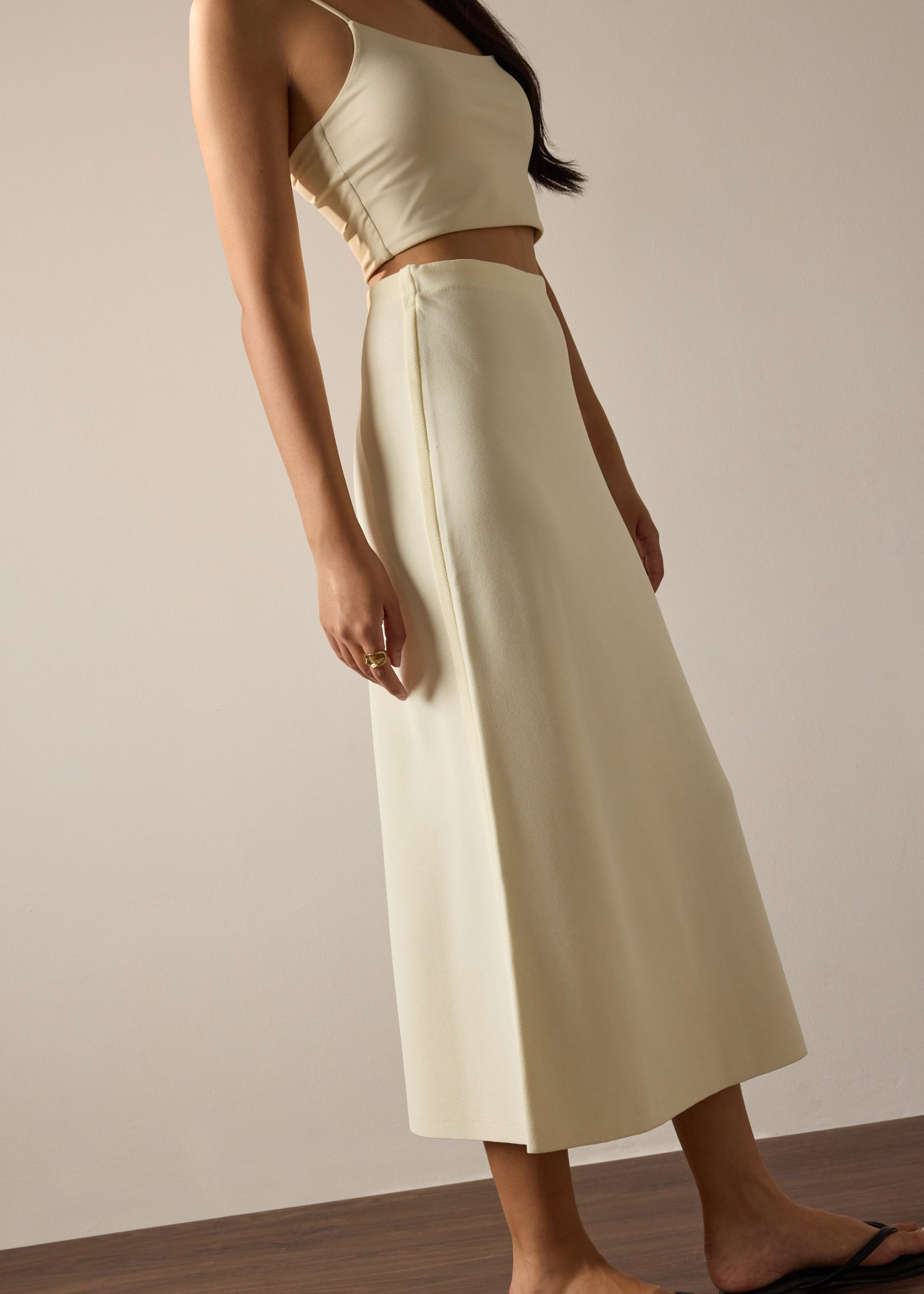 Ayami Knit A-line Midaxi Skirt - Image 5