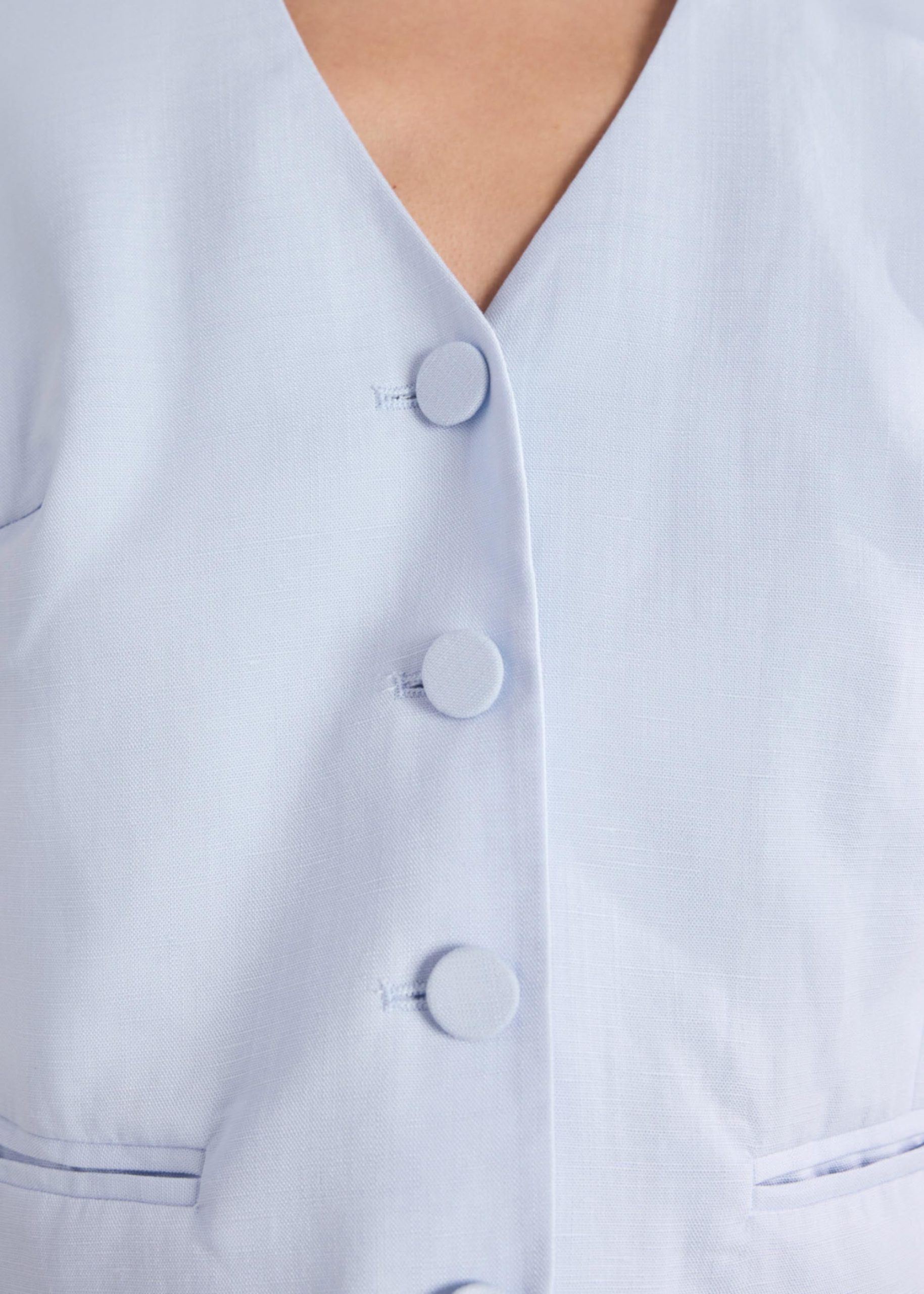 Yuna Premium Linen Vest - Image 21