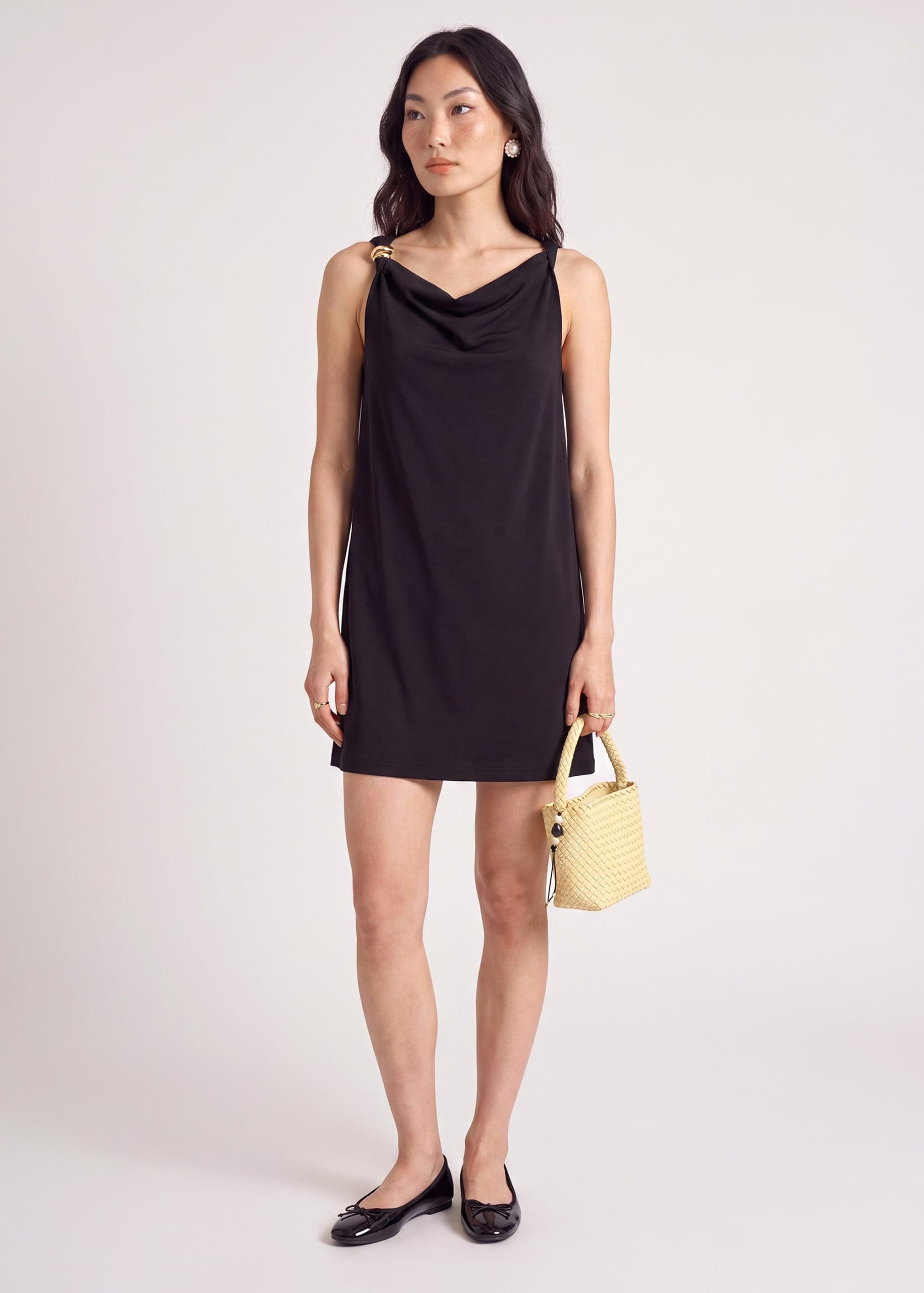 Neoprene Mini Dress - Image 2