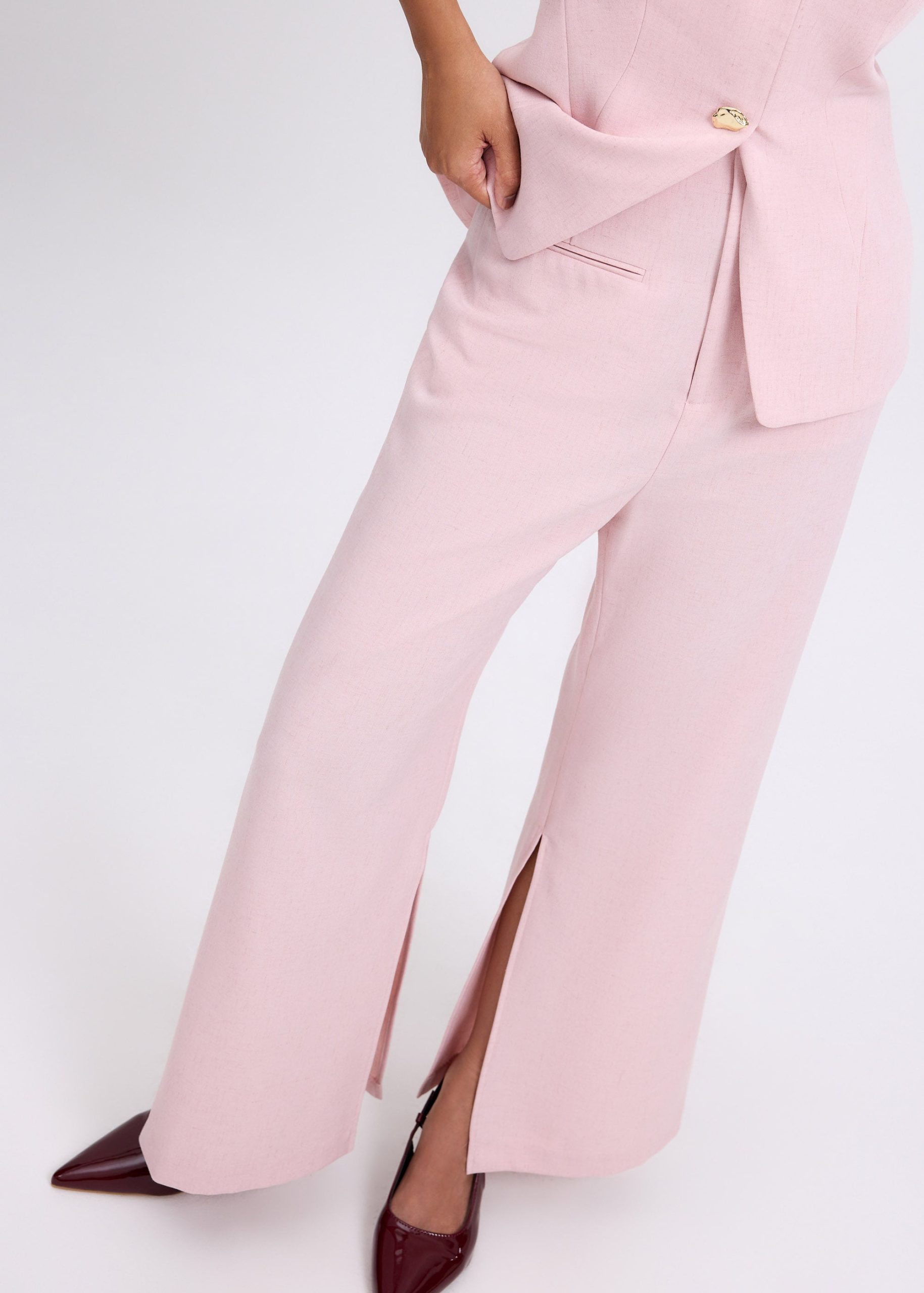 Leggy??Amarantha High Waist Straight Leg Pants - Image 4