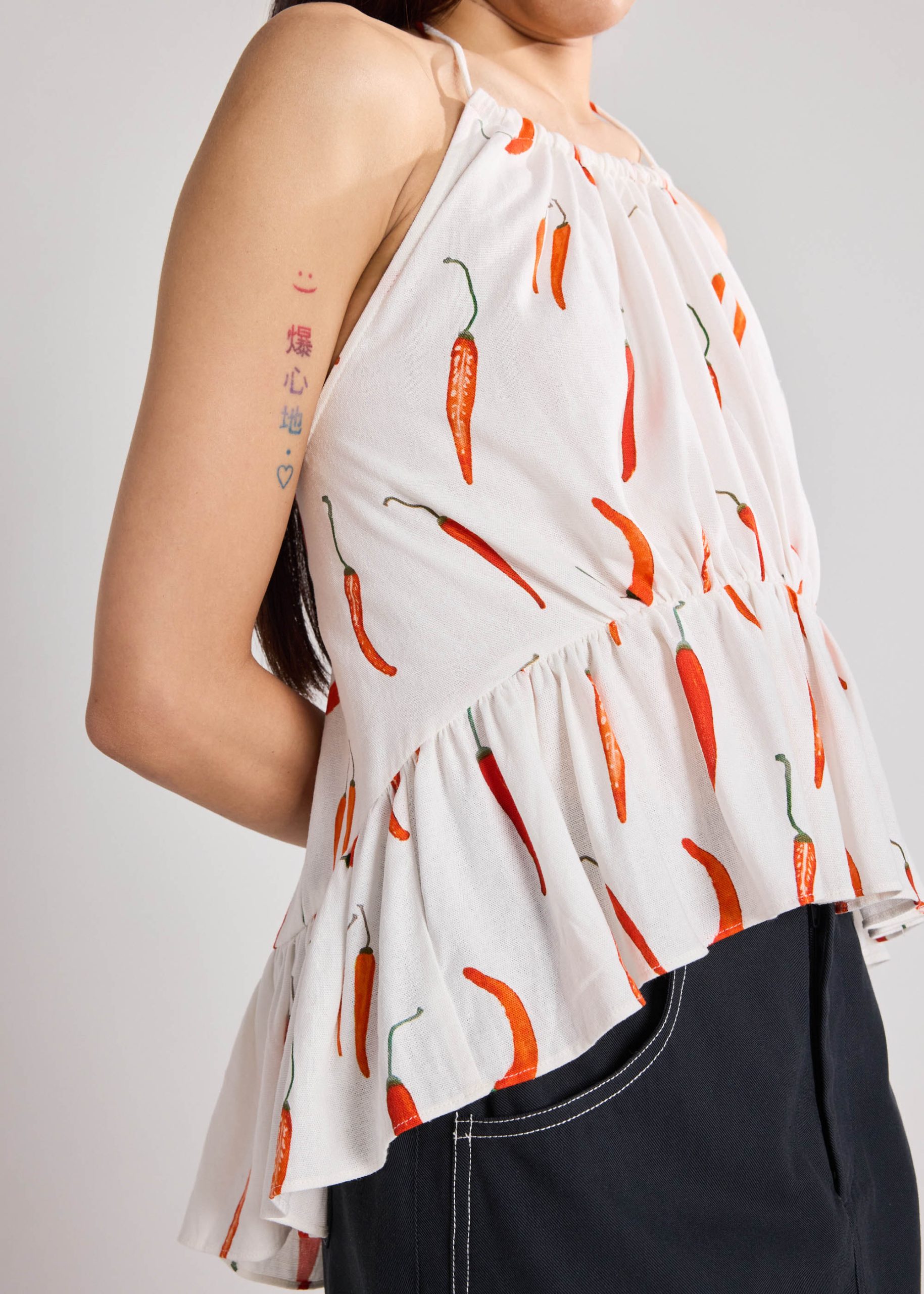 Peplum Halter Top - Image 4
