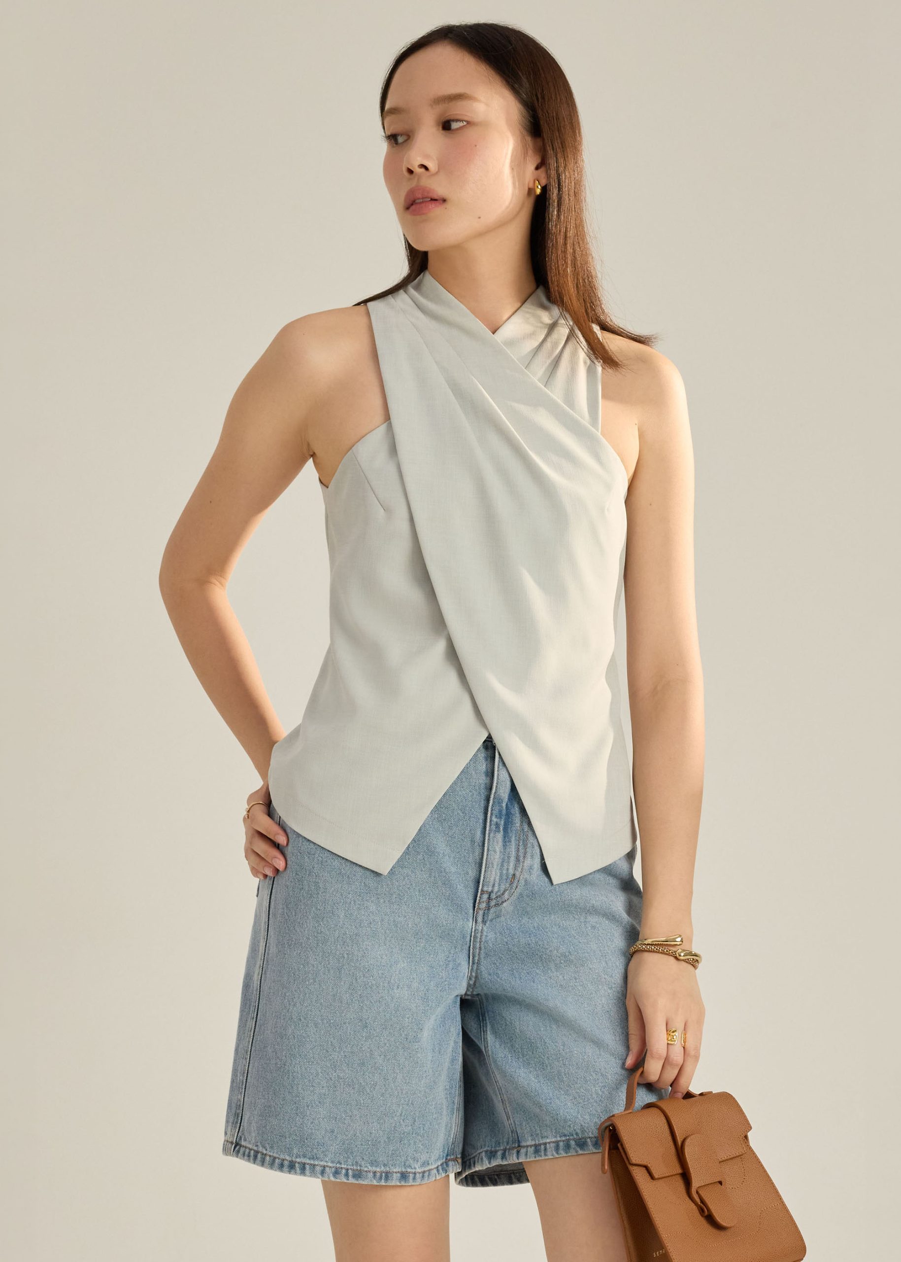 Eva Melange Halter Top - Image 9