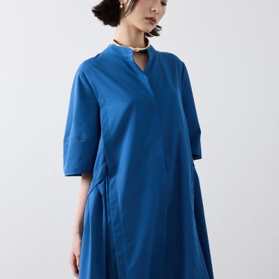 Poplin Trapeze Dress