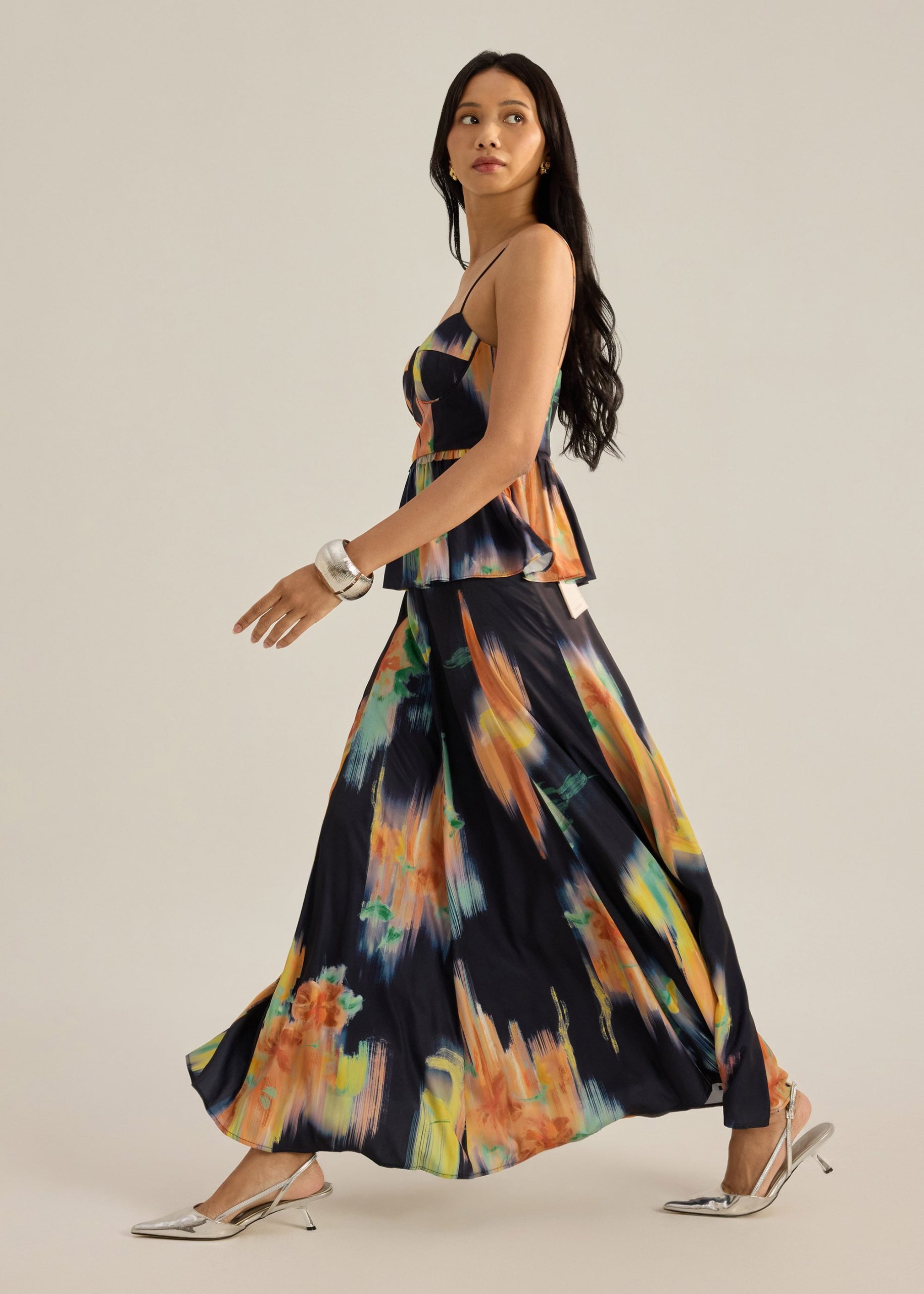 Peplum Camisole in Summer Haze - Image 7