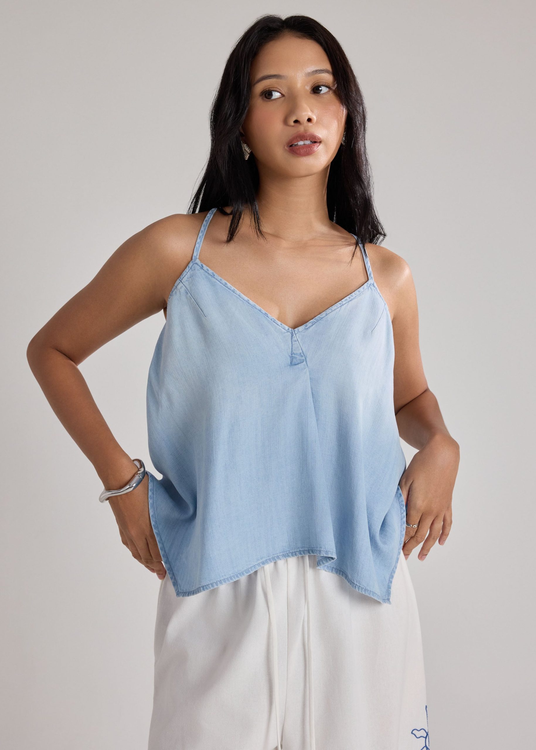 Chambray Relaxed Camisole - Image 7