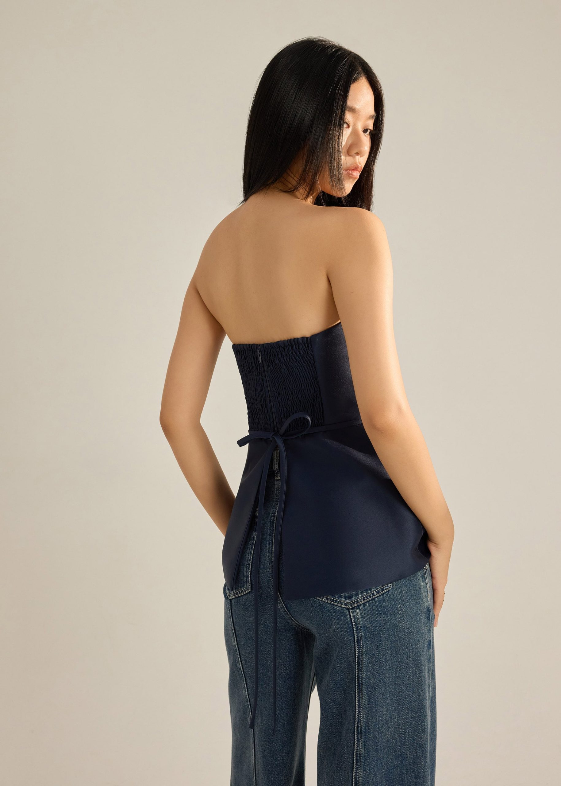 BraFree by LB Tube Top With Ribbon Tie - Image 9