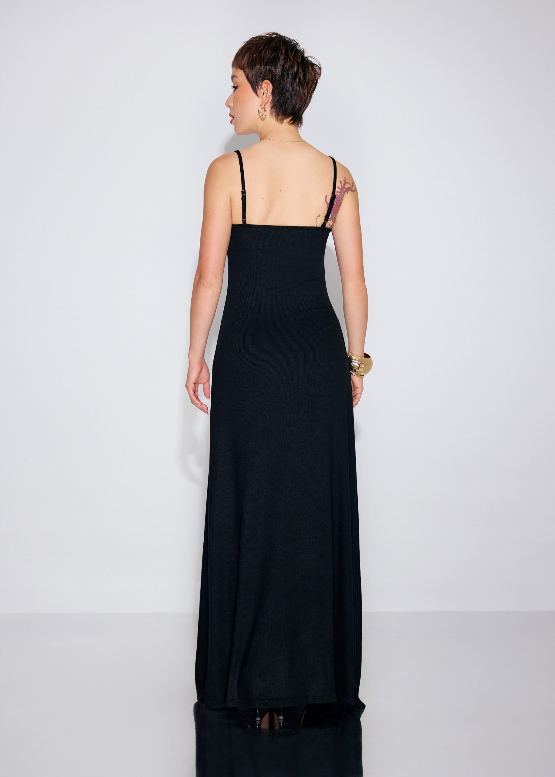 BraFree by LB Jersey Scoop Neck Shaper Maxi Dress - Image 6