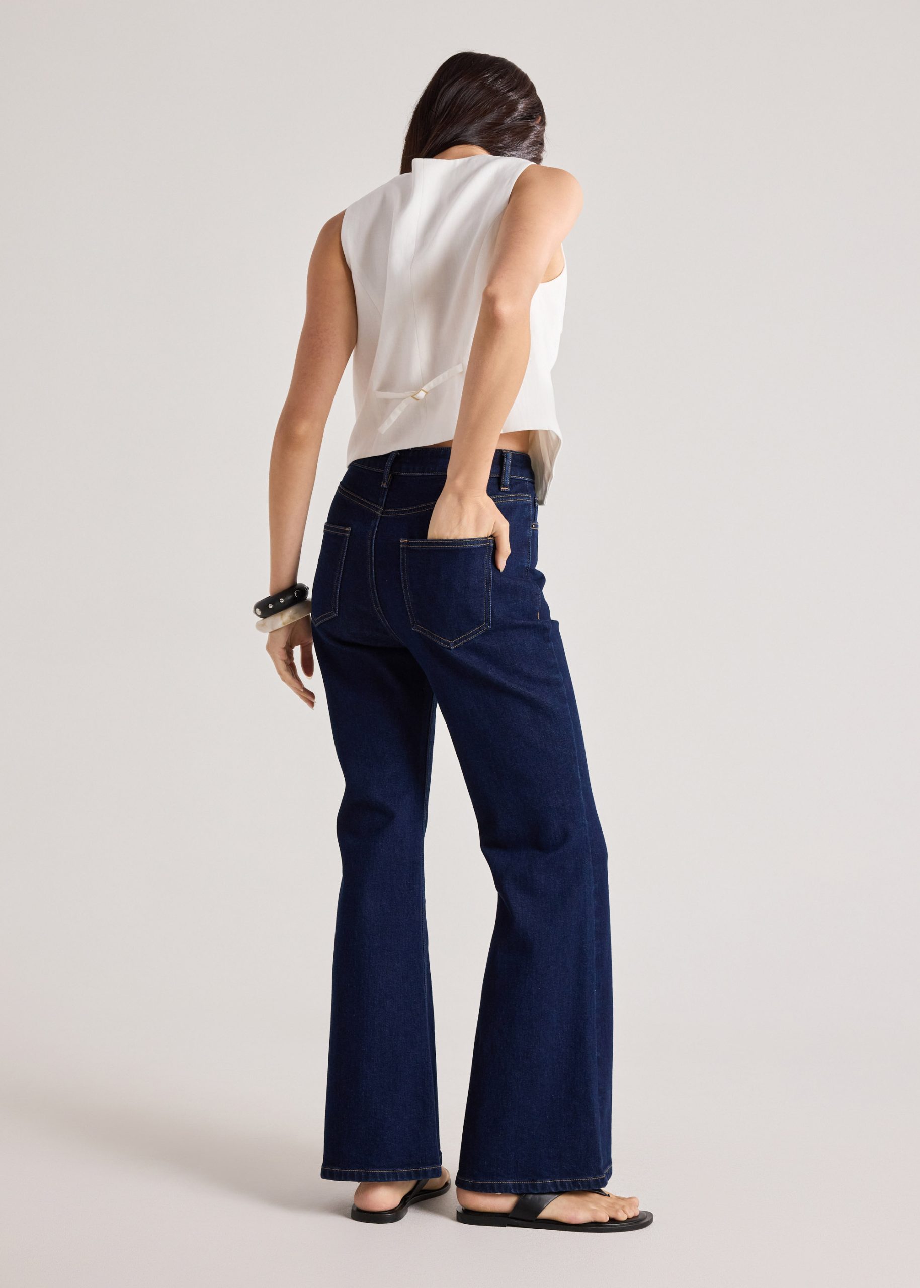 Addison Leggy??Kick Flare Jeans - Image 4