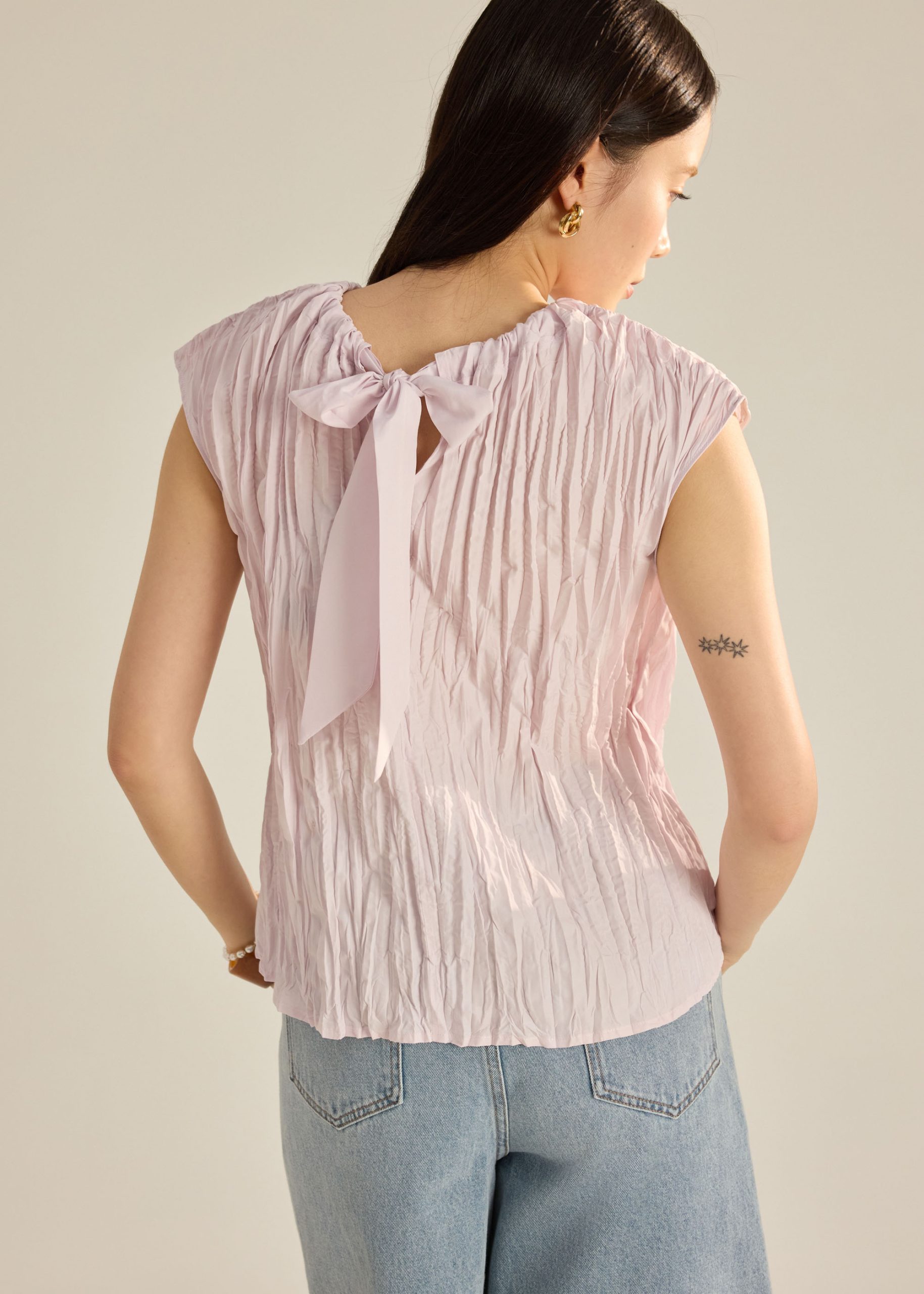 Sena Multi-way Crinkled Pleats Top - Image 12