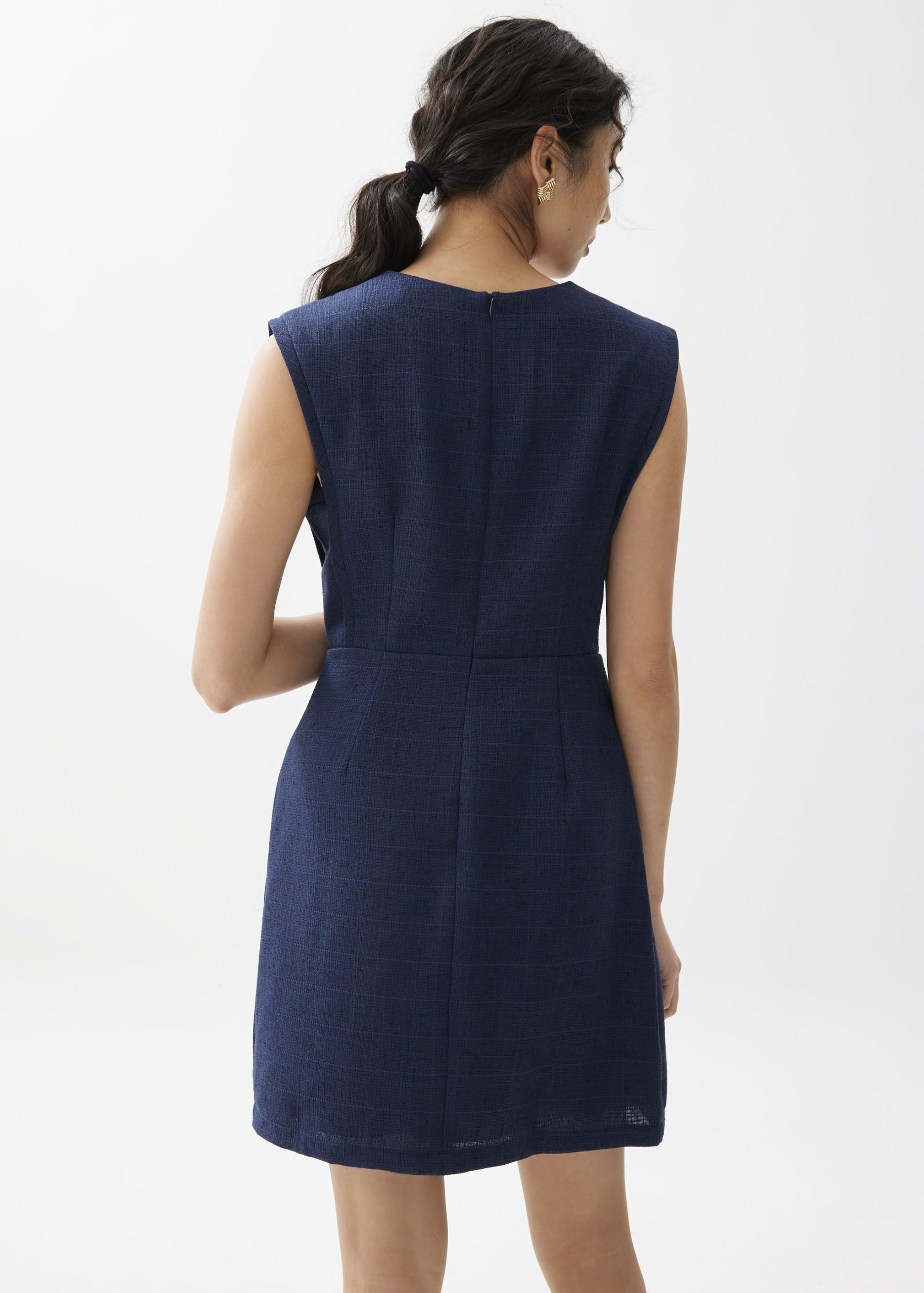 Aria Tweed A-line Mini Dress - Image 18