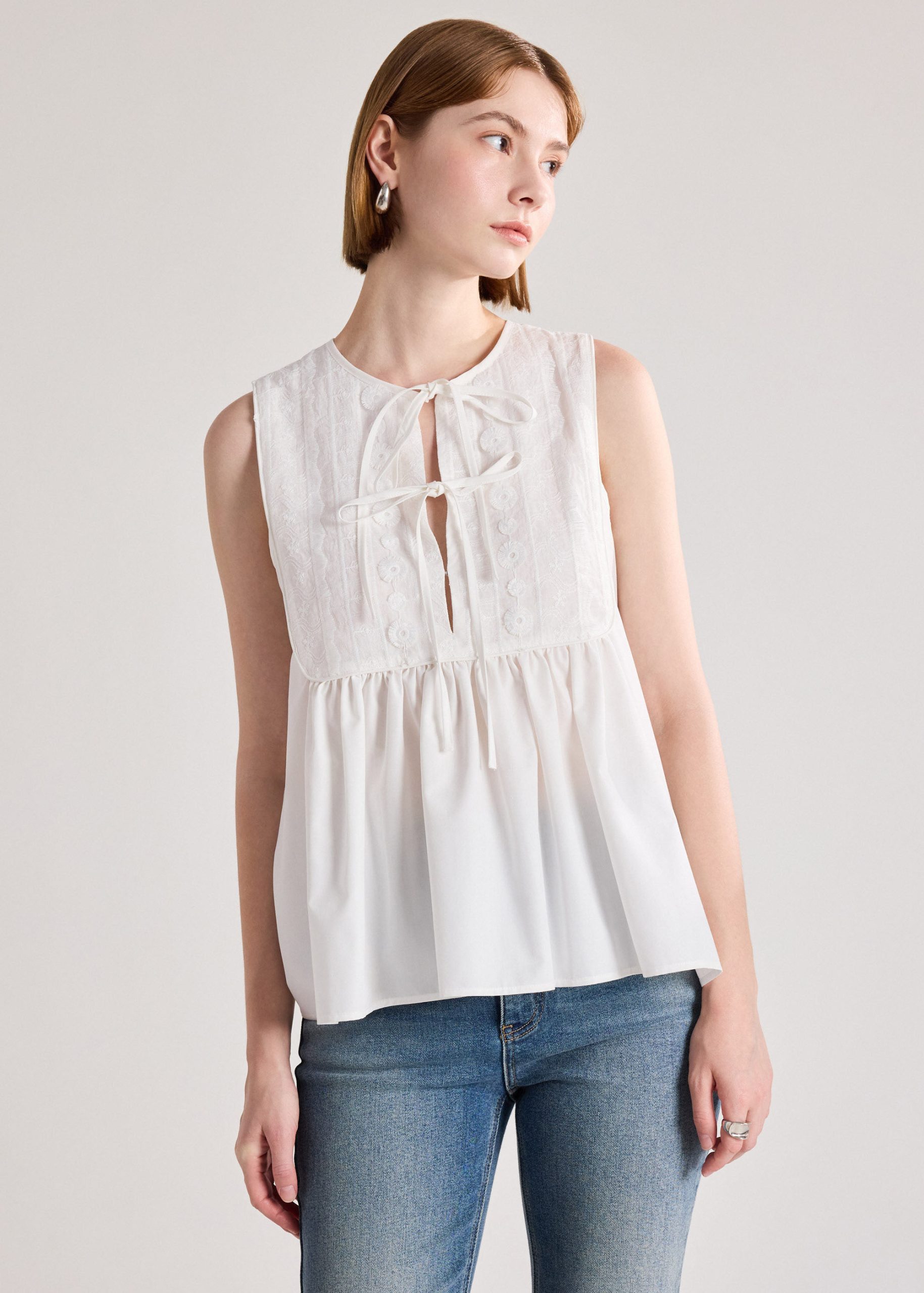 Embroidered Shell Top - Image 2