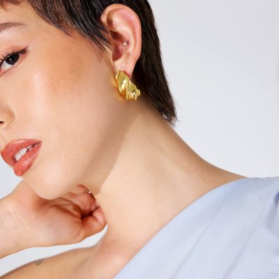 Confetti Twirl 14K Gold Plated Earrings