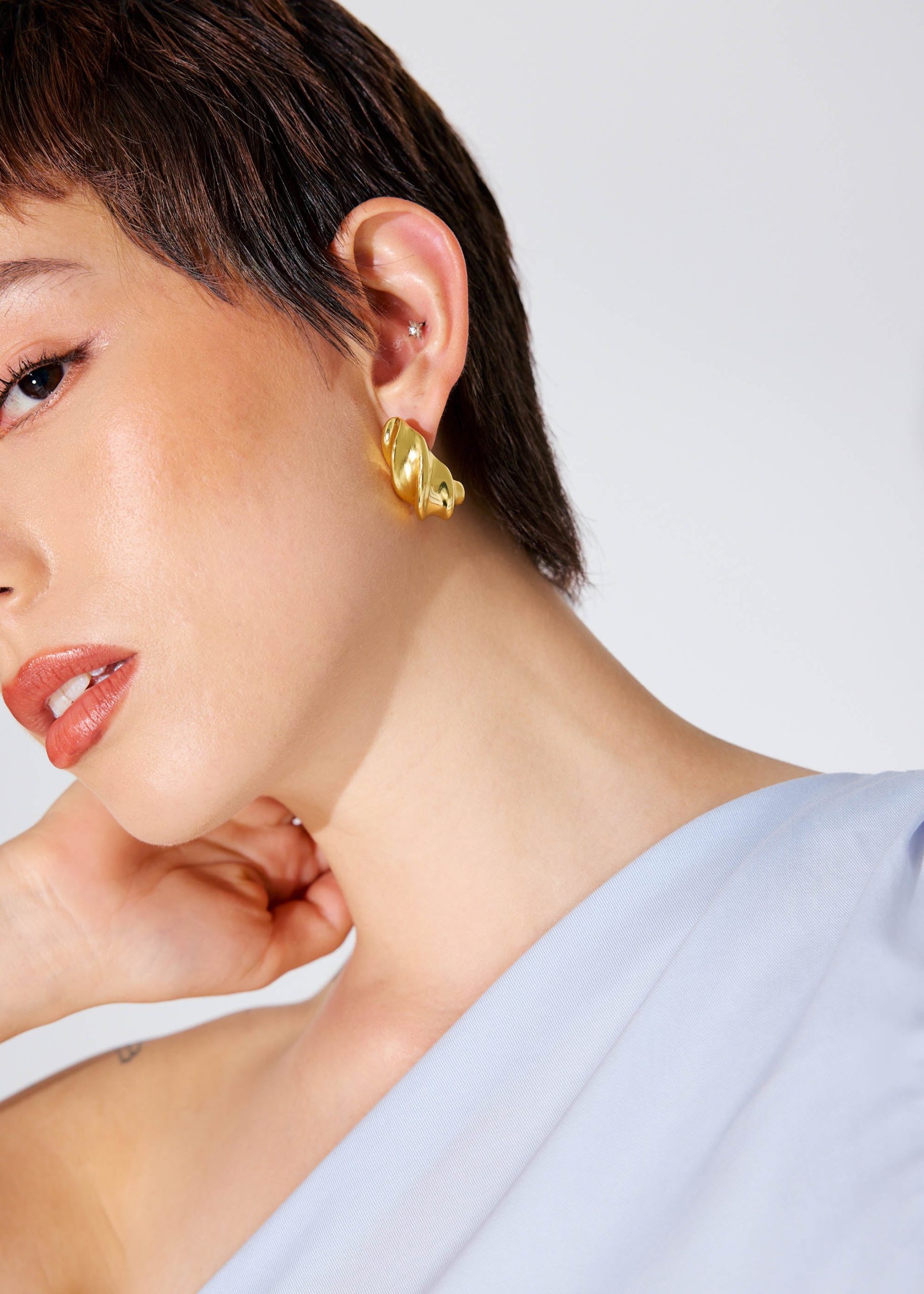 Confetti Twirl 14K Gold Plated Earrings
