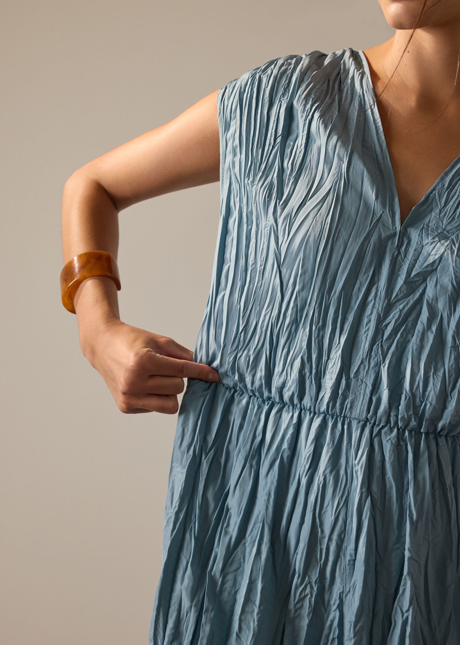 Crinkle Pleats Jumpsuit - Image 11