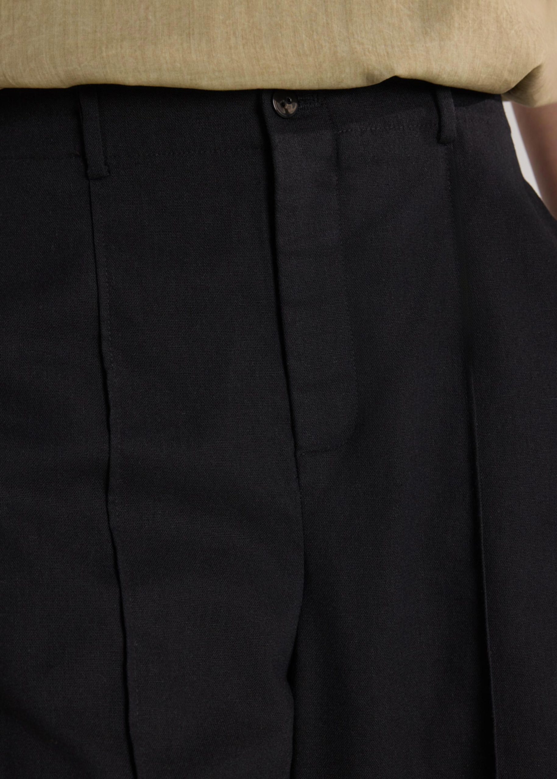 Pintuck Wide Leg Pants - Image 7