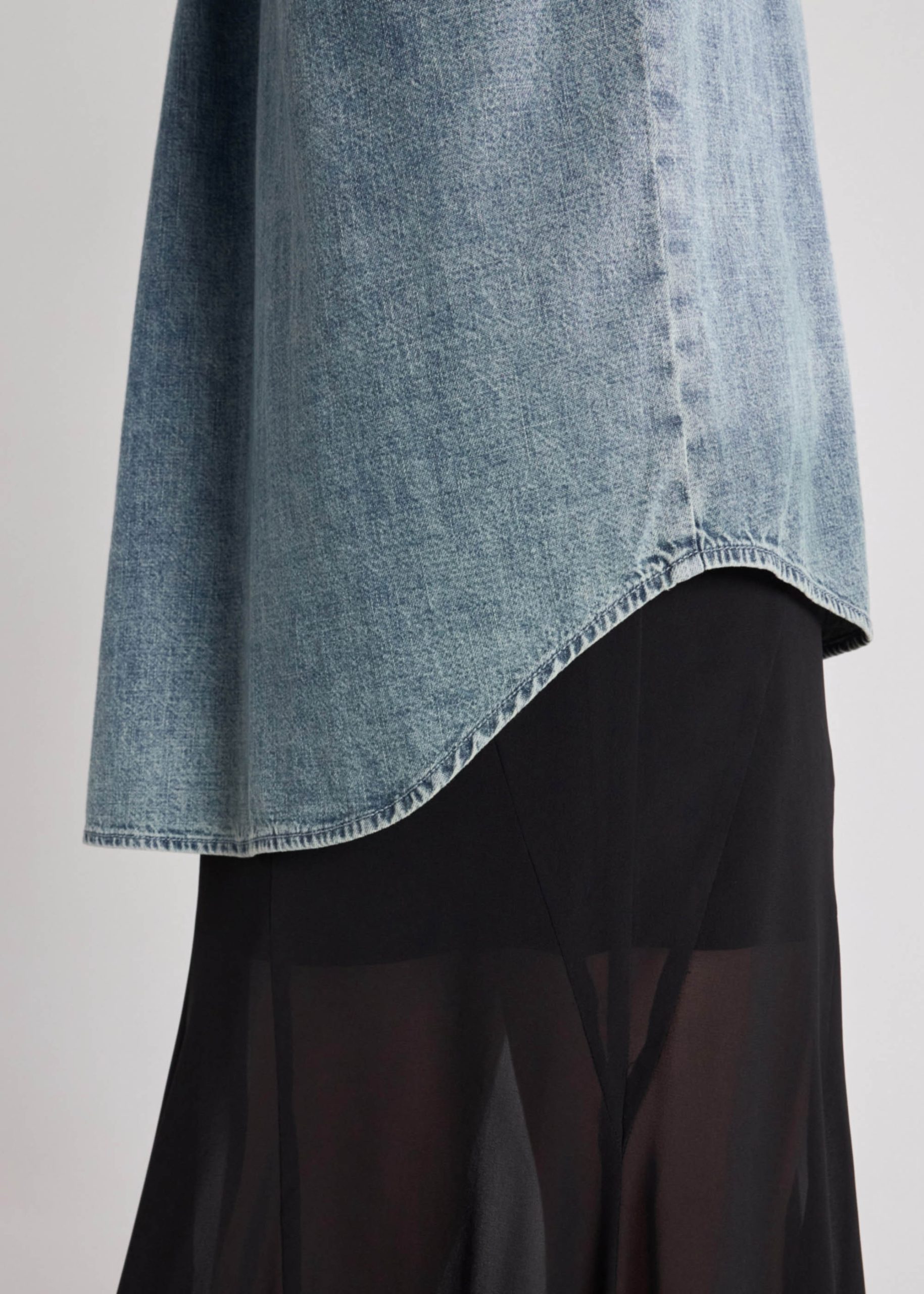 Oversized Denim Shirt - Image 11