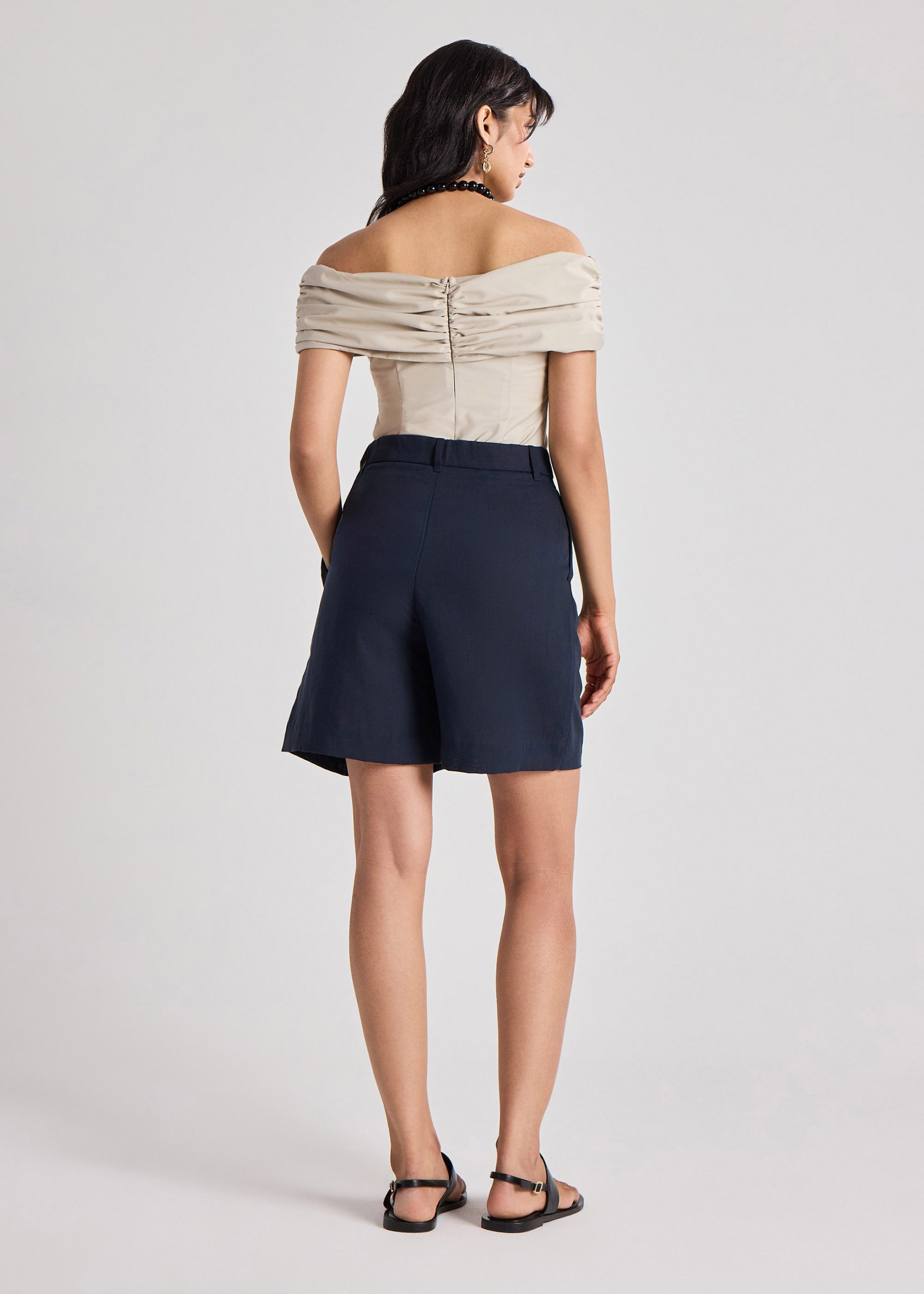 Lana Premium Linen Shorts - Image 11
