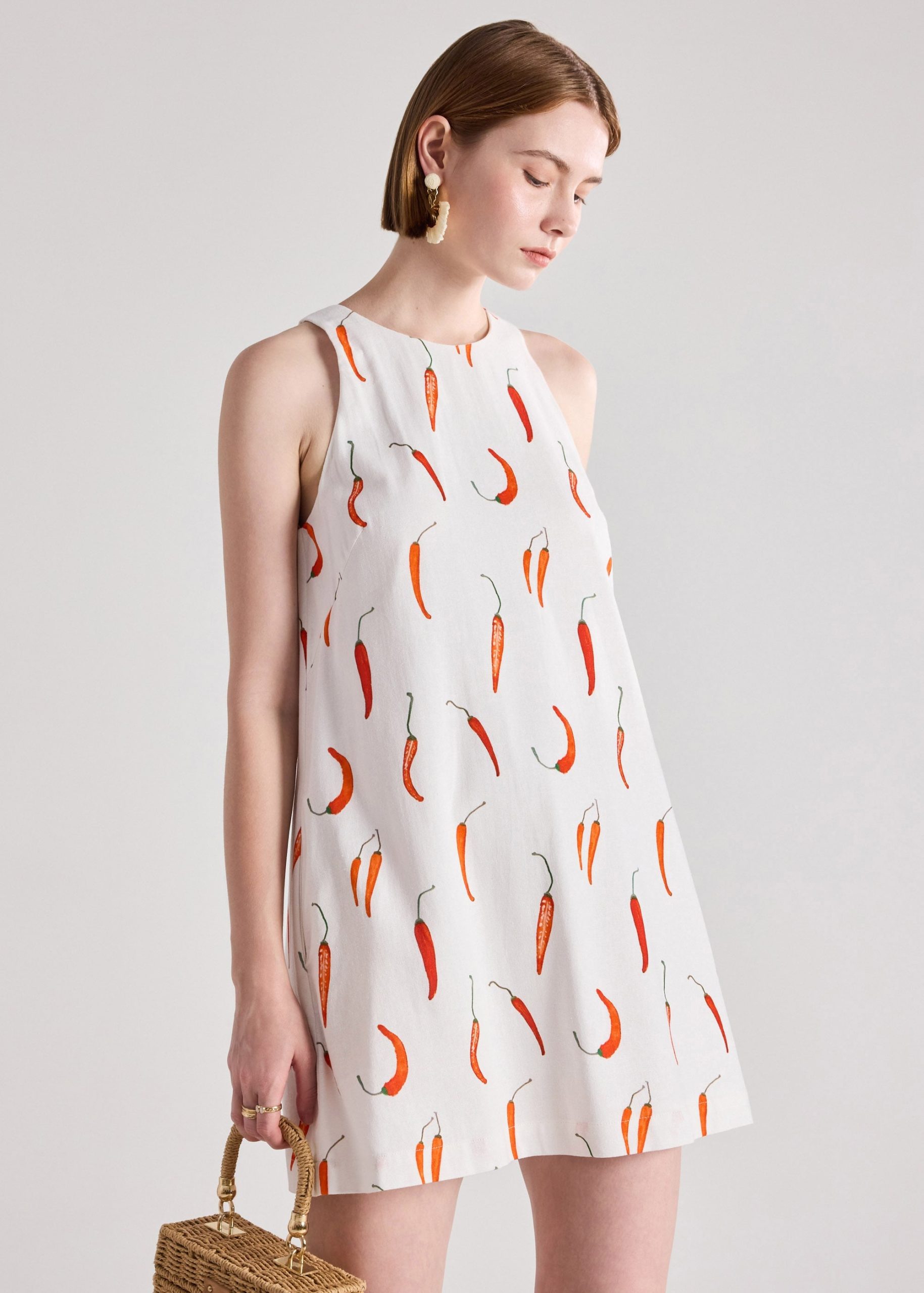 Round Neck Shift Dress - Image 3