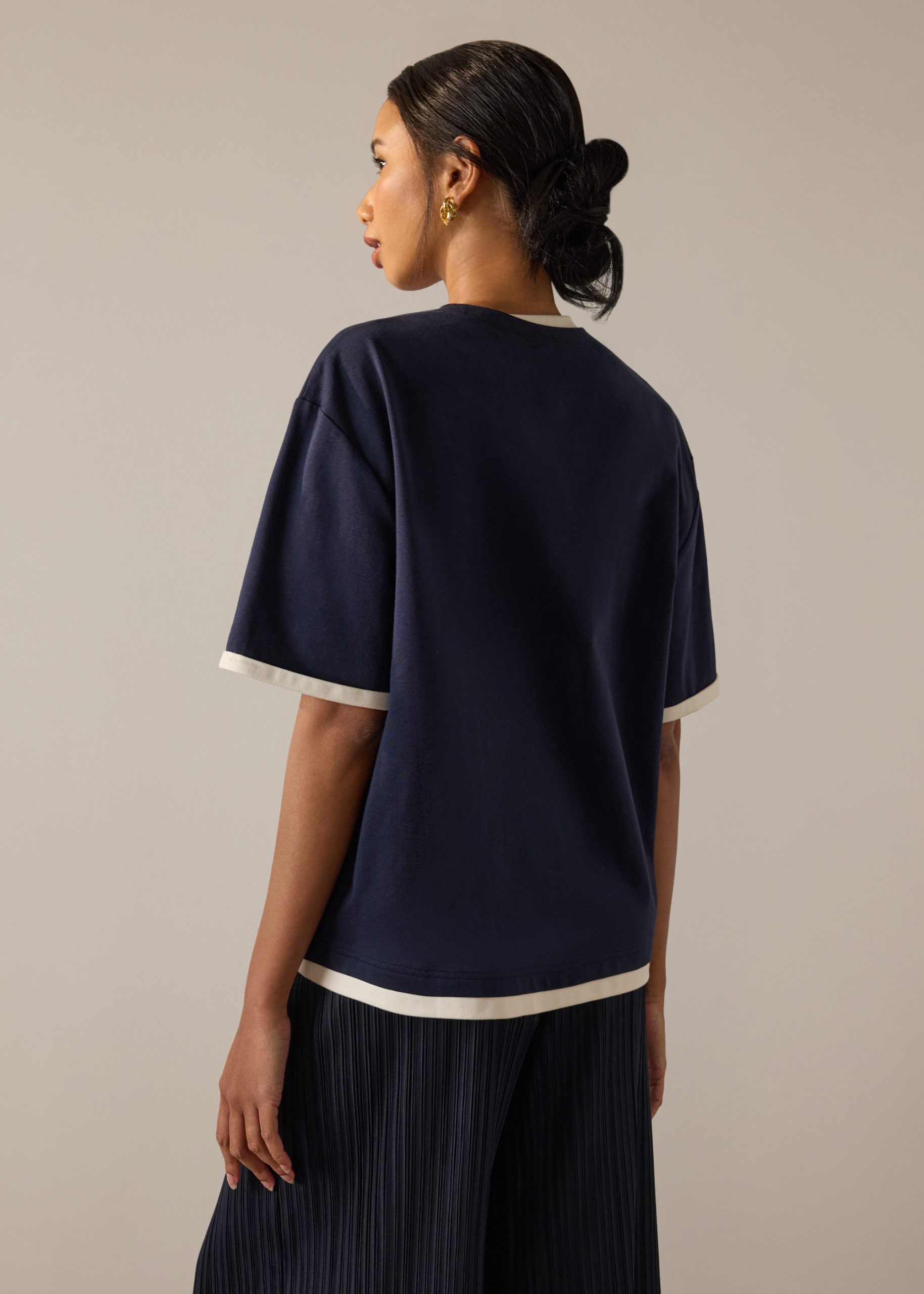 Jersey Relaxed Long Tee - Image 5