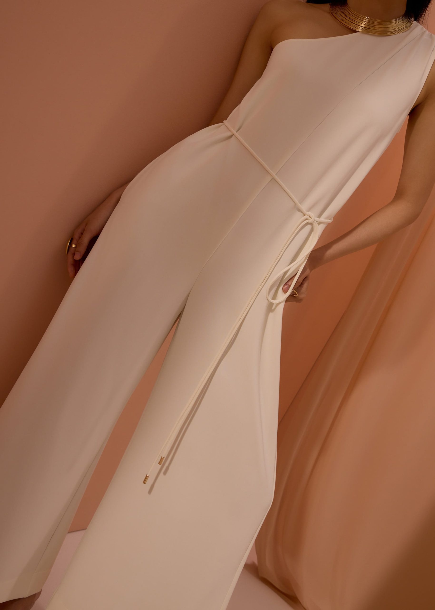 Leggy??Kanda Asymmetric Flare Jumpsuit - Image 10