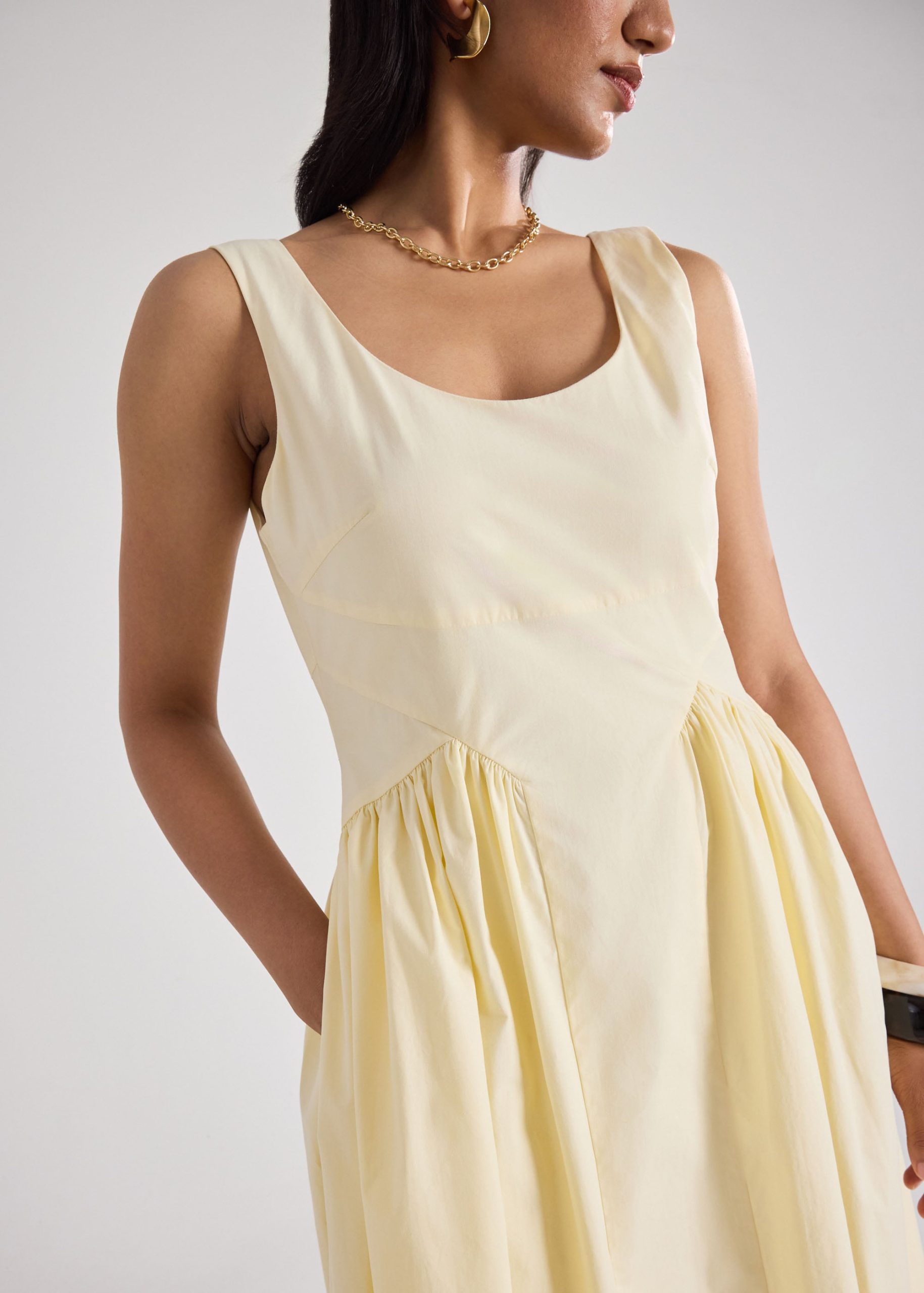 Cotton Fit & Flare Dress - Image 18