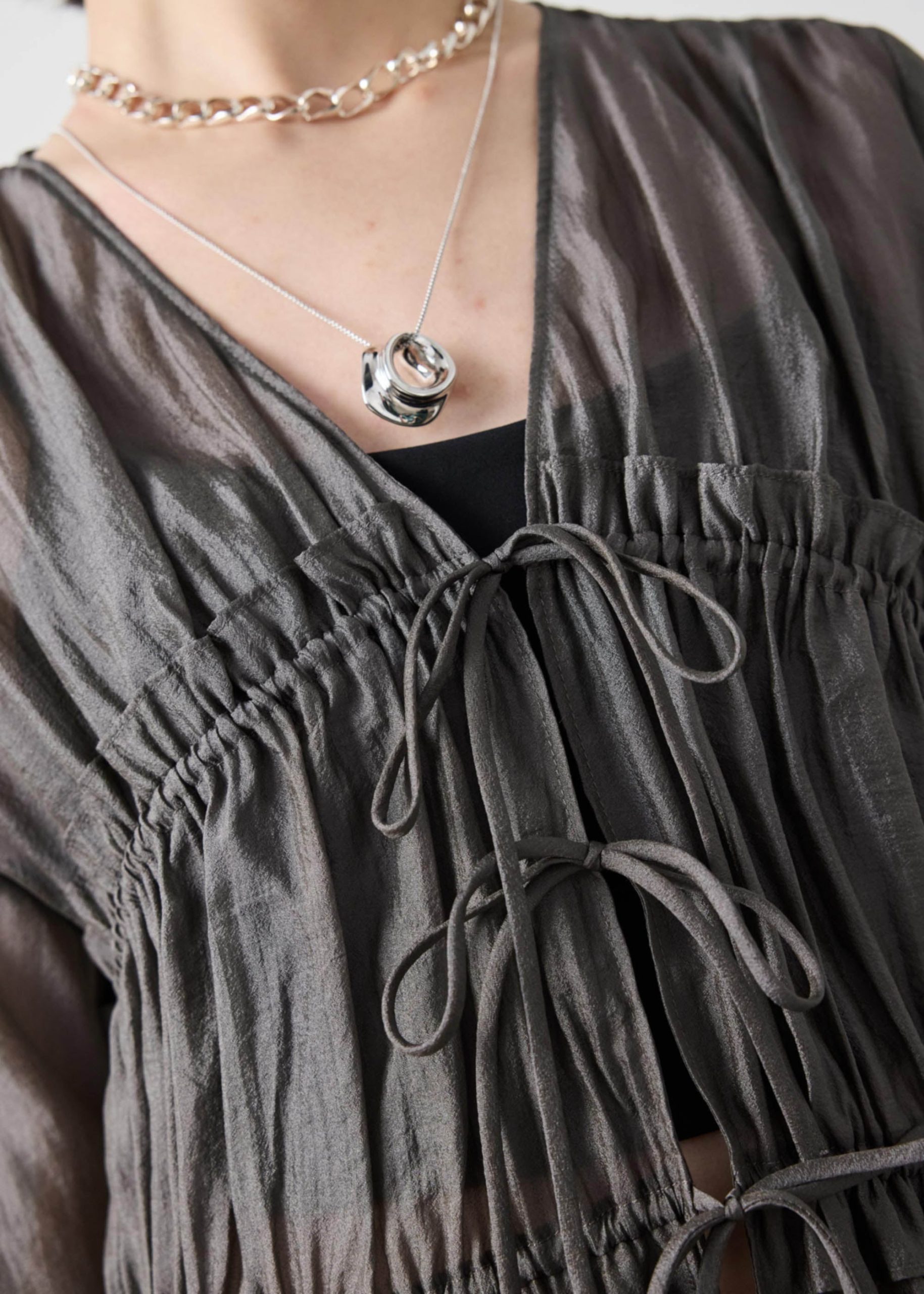 Georgette Poet Blouse - Image 7