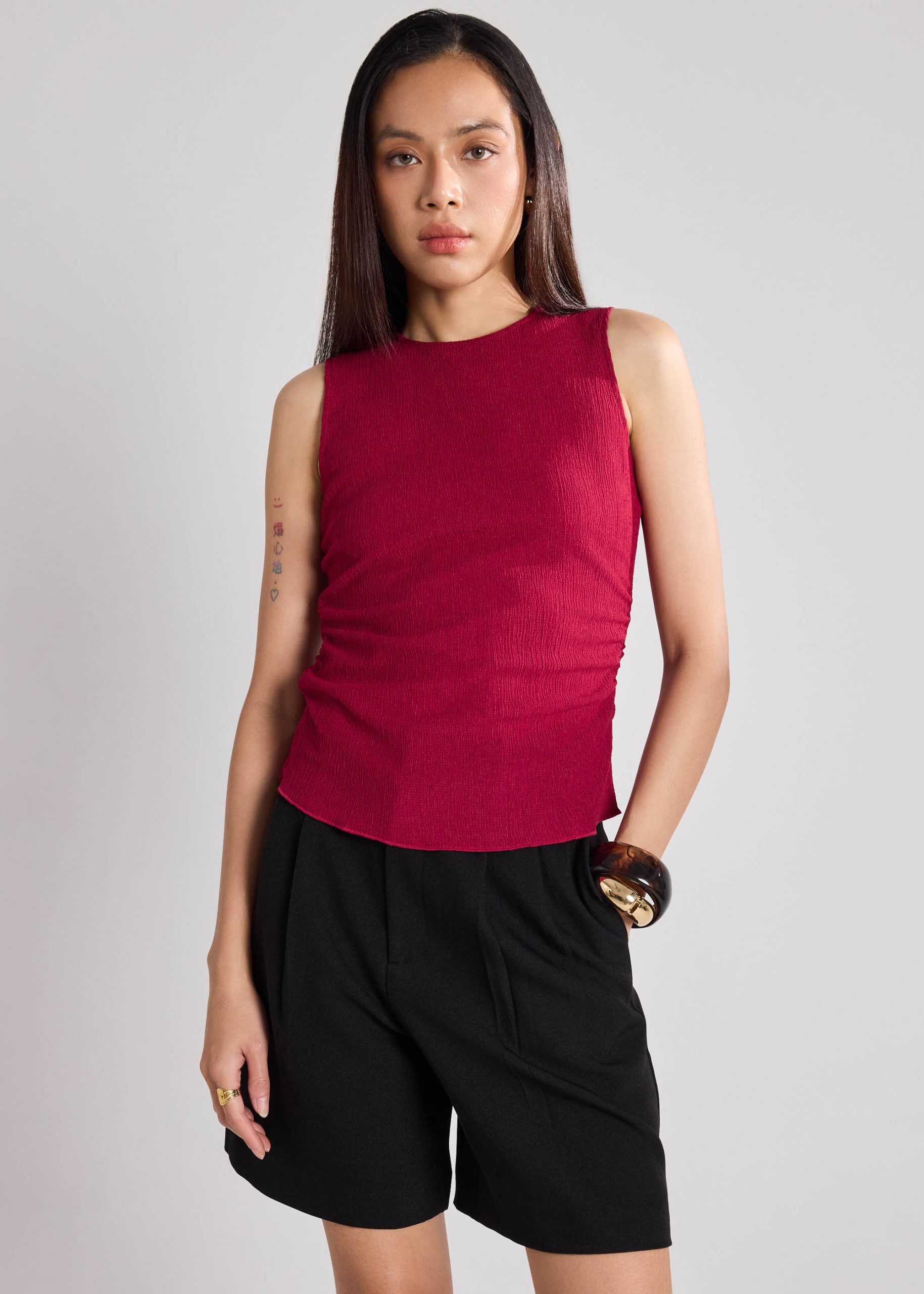 Crinkled Jersey Tank - Image 11