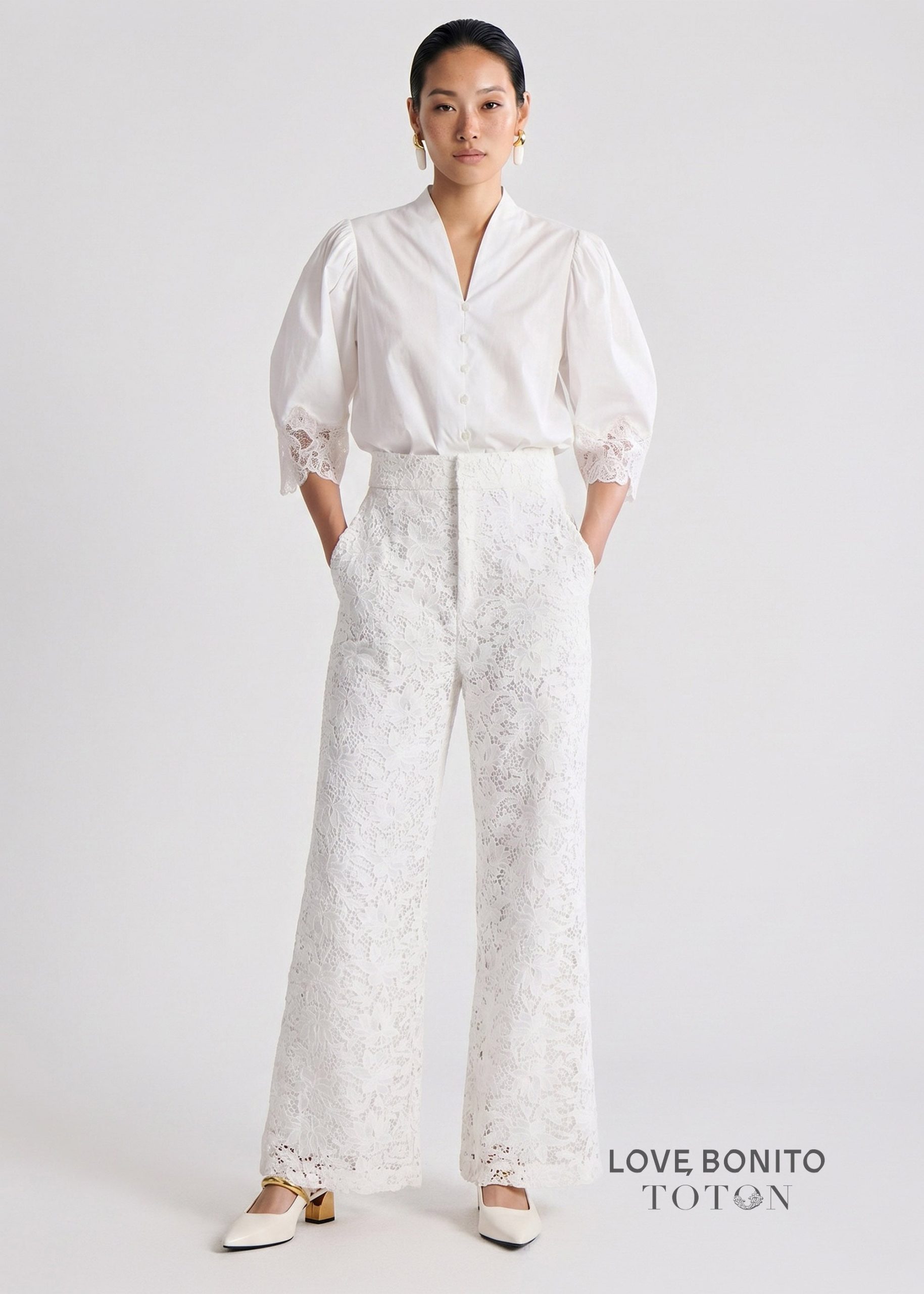 Love, Bonito x TOTON Leggy??Lace Pants