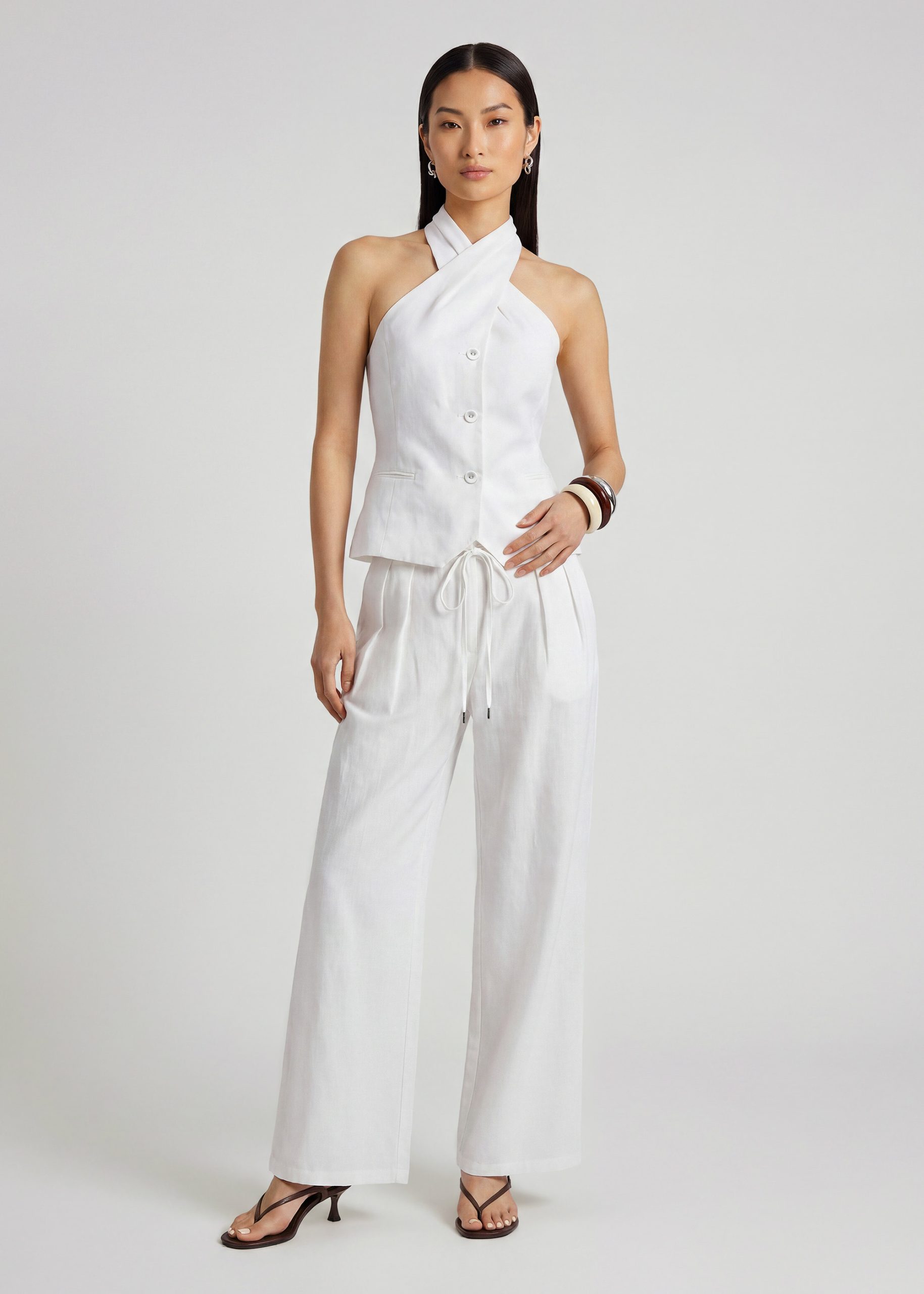 PETITE Nora Leggy??Premium Linen Pants - Image 12