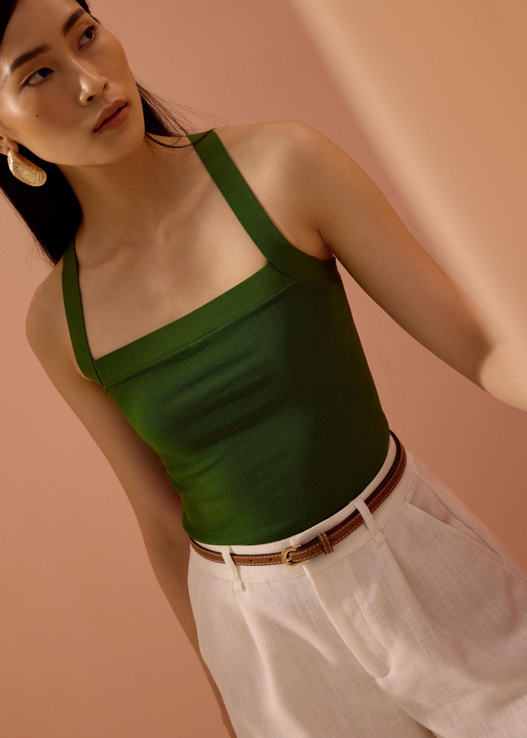 Tola Knit Cross Back Tank Top - Image 16