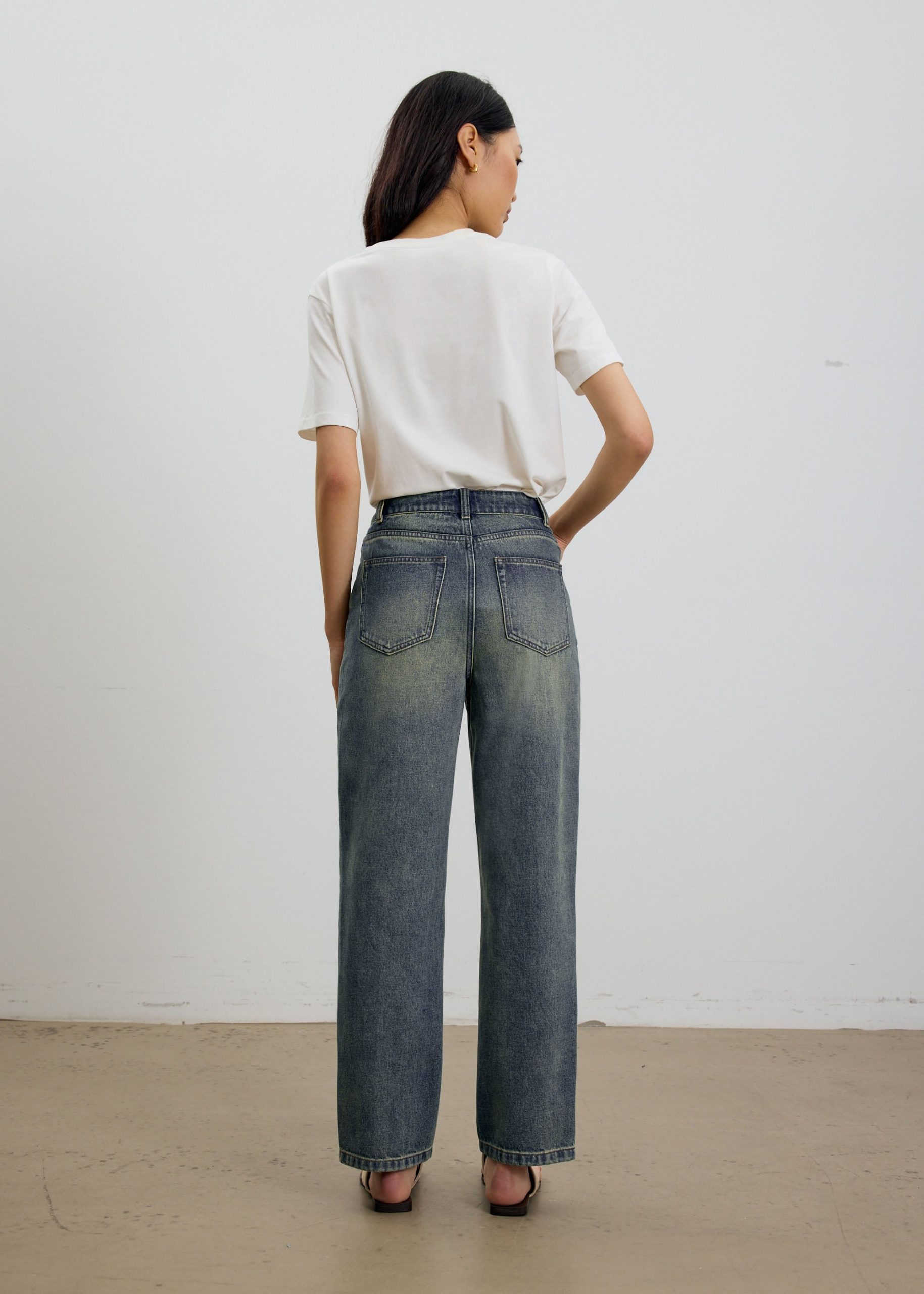 Suki Denim Slim Illusion Straight Leg Jeans - Image 8