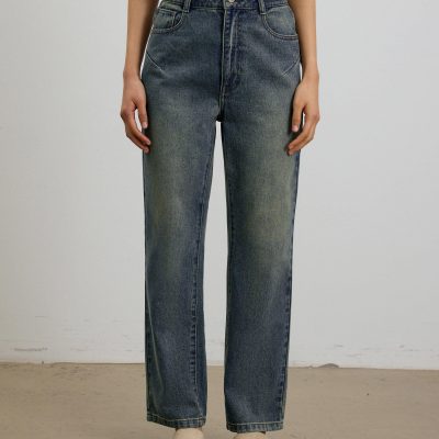 Suki Denim Slim Illusion Straight Leg Jeans