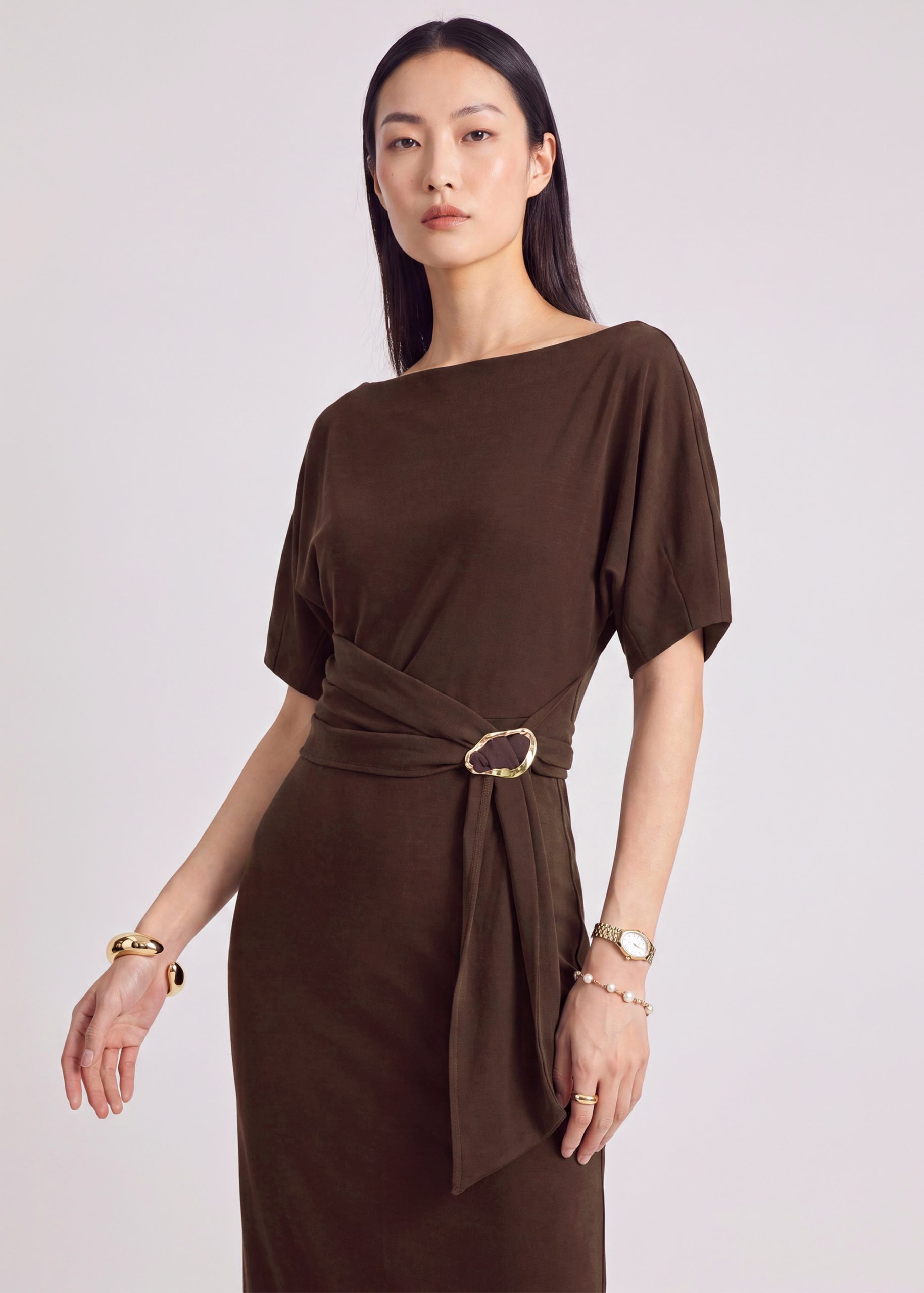 Tencel Column Dress - Image 3