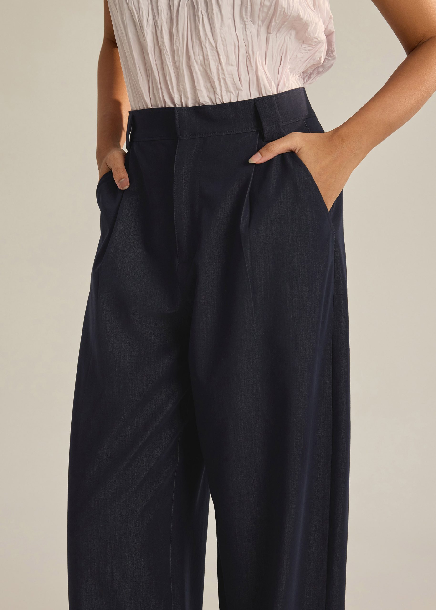 Mischa Chambray Barrel Pants - Image 4