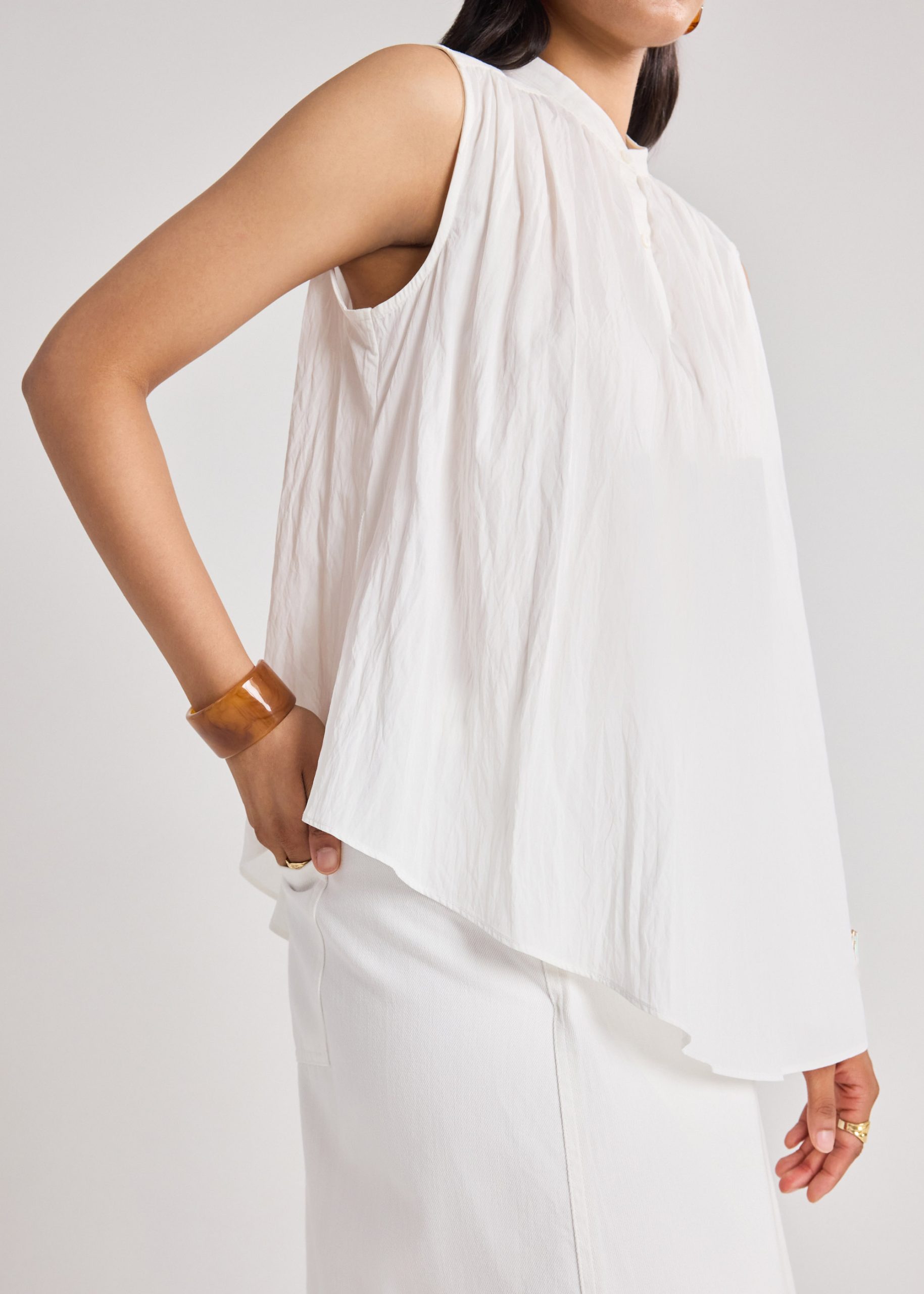 Sayaka Washed Cotton Shirt - Image 17