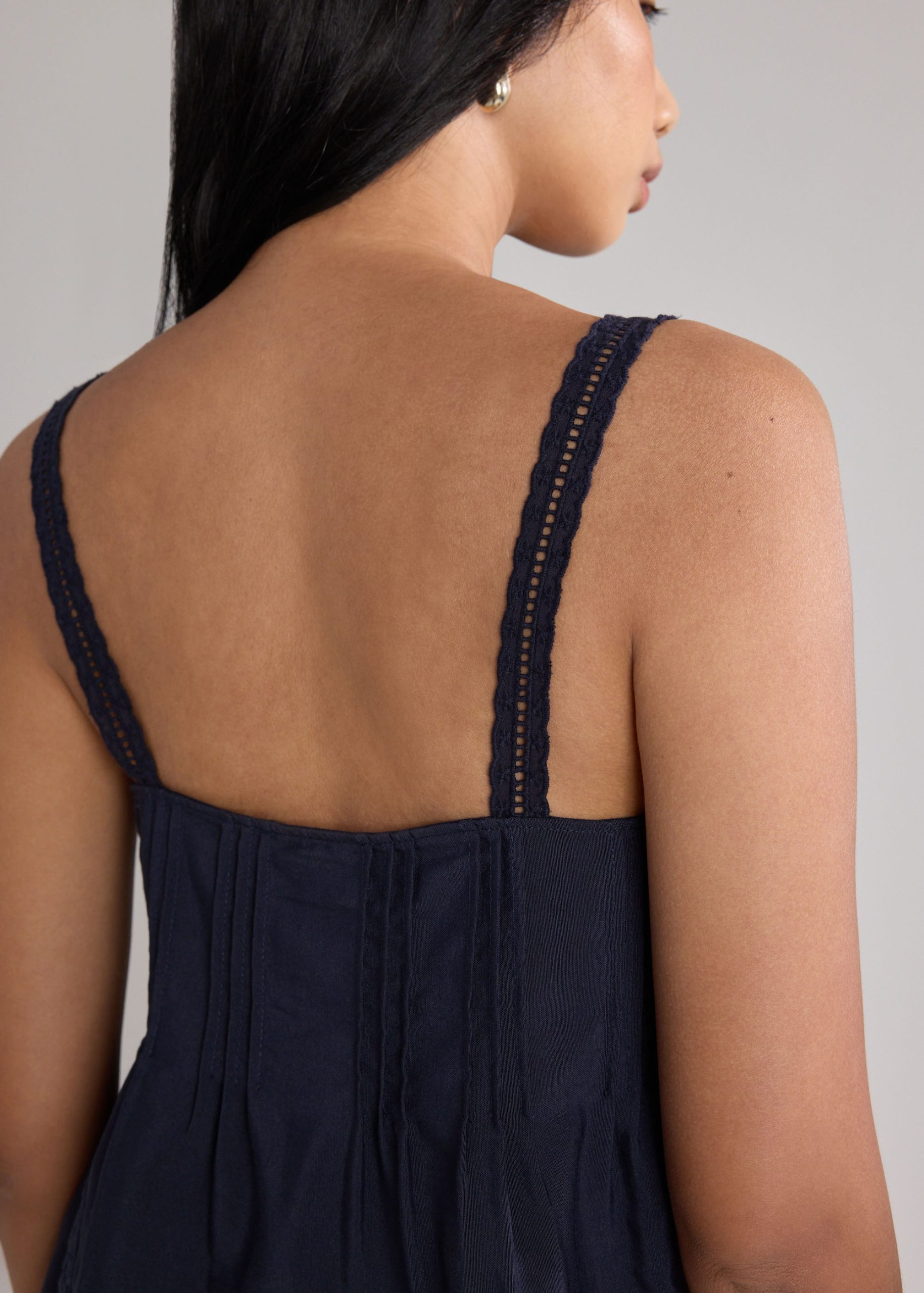 Relaxed Shell Top in Tidal Escape Broderie - Image 6