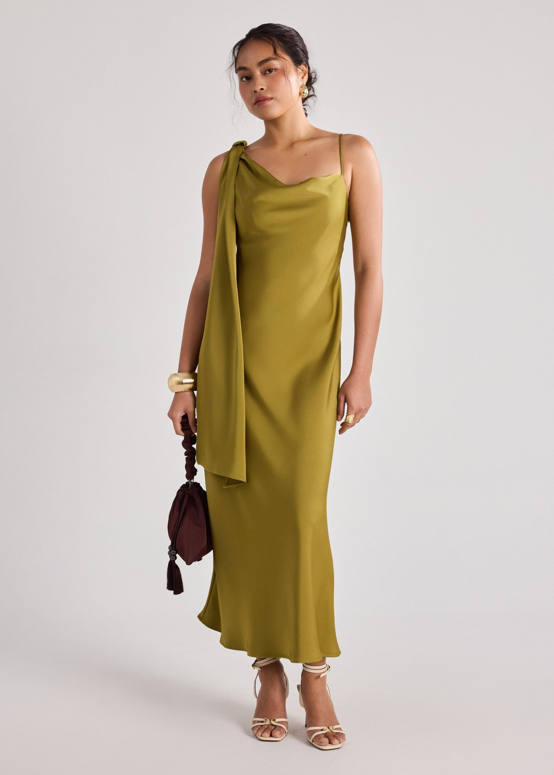 BraFree by LB Multi-way Satin Bias Cut Dress - Image 23