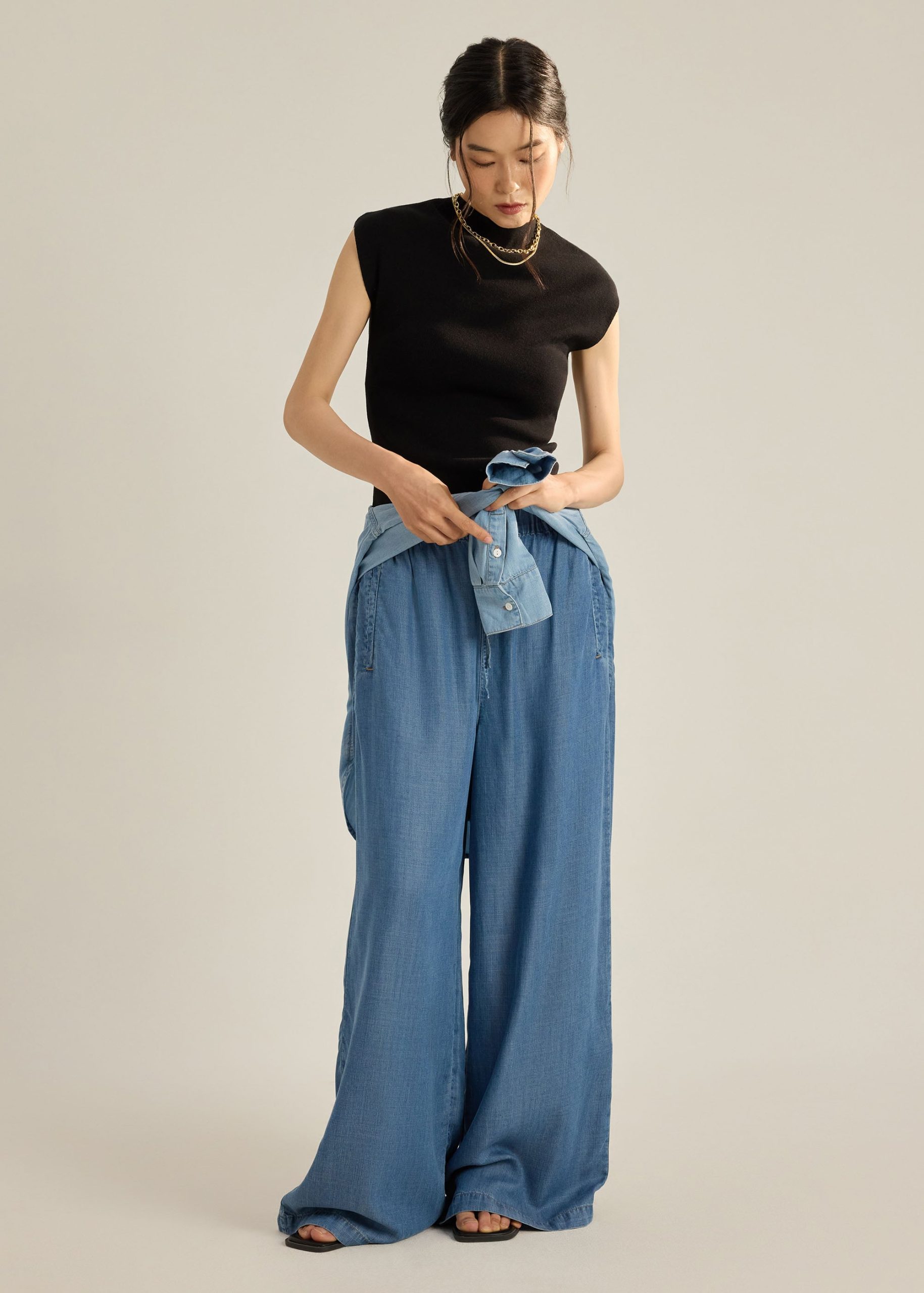 Huan Knit Mock Neck Top - Image 2
