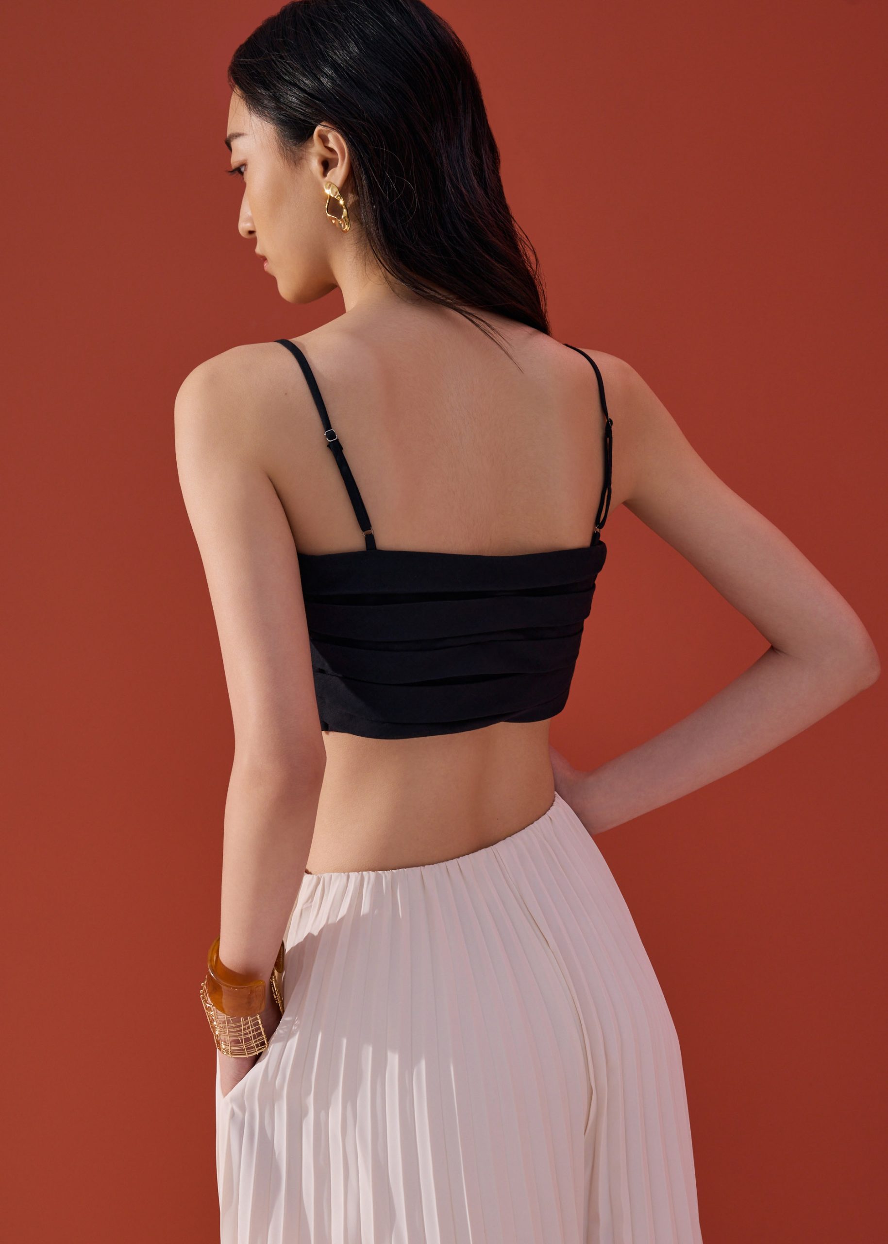 Cotton Camisole Top in Desert Haze - Image 6