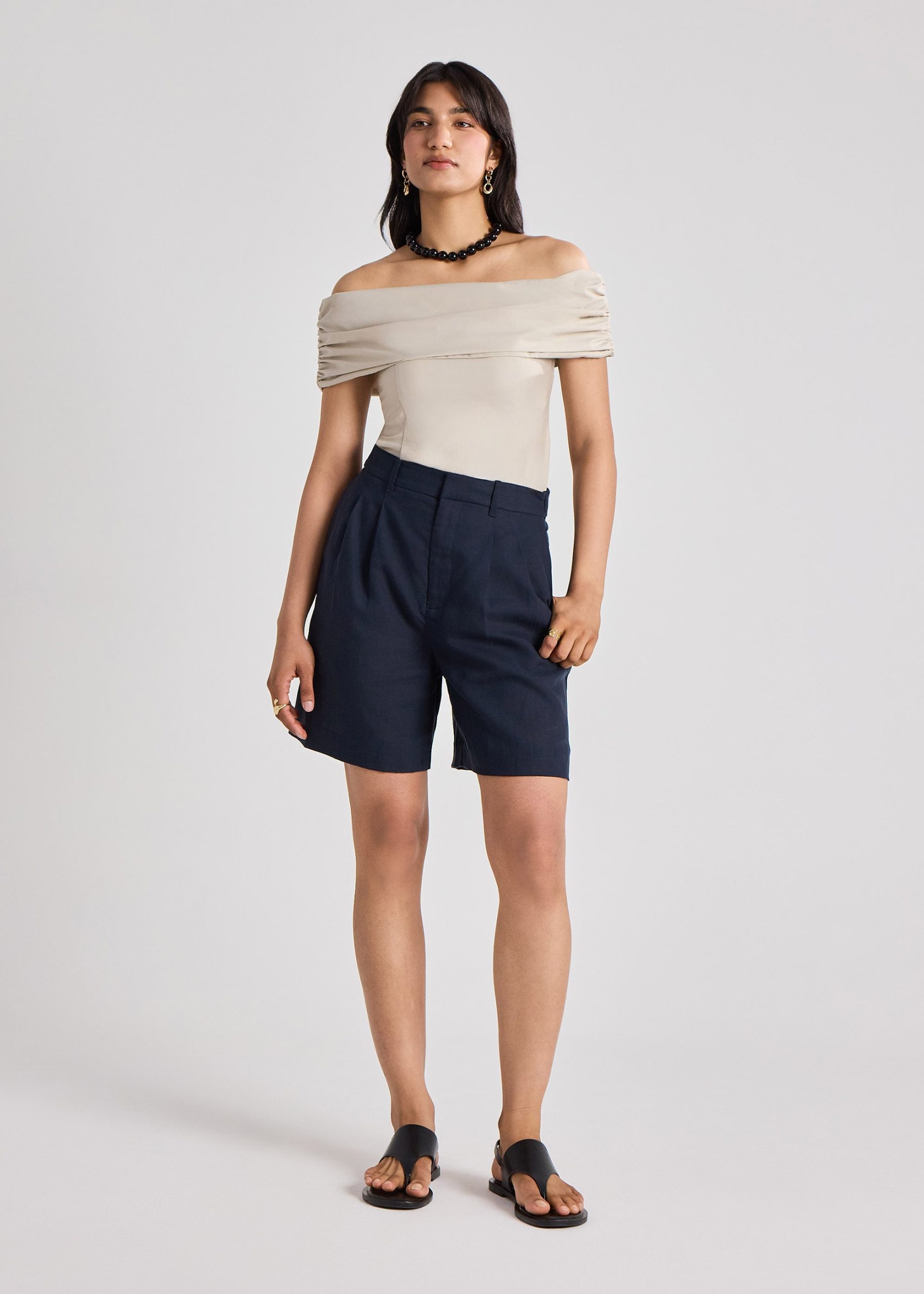 Lana Premium Linen Shorts - Image 9