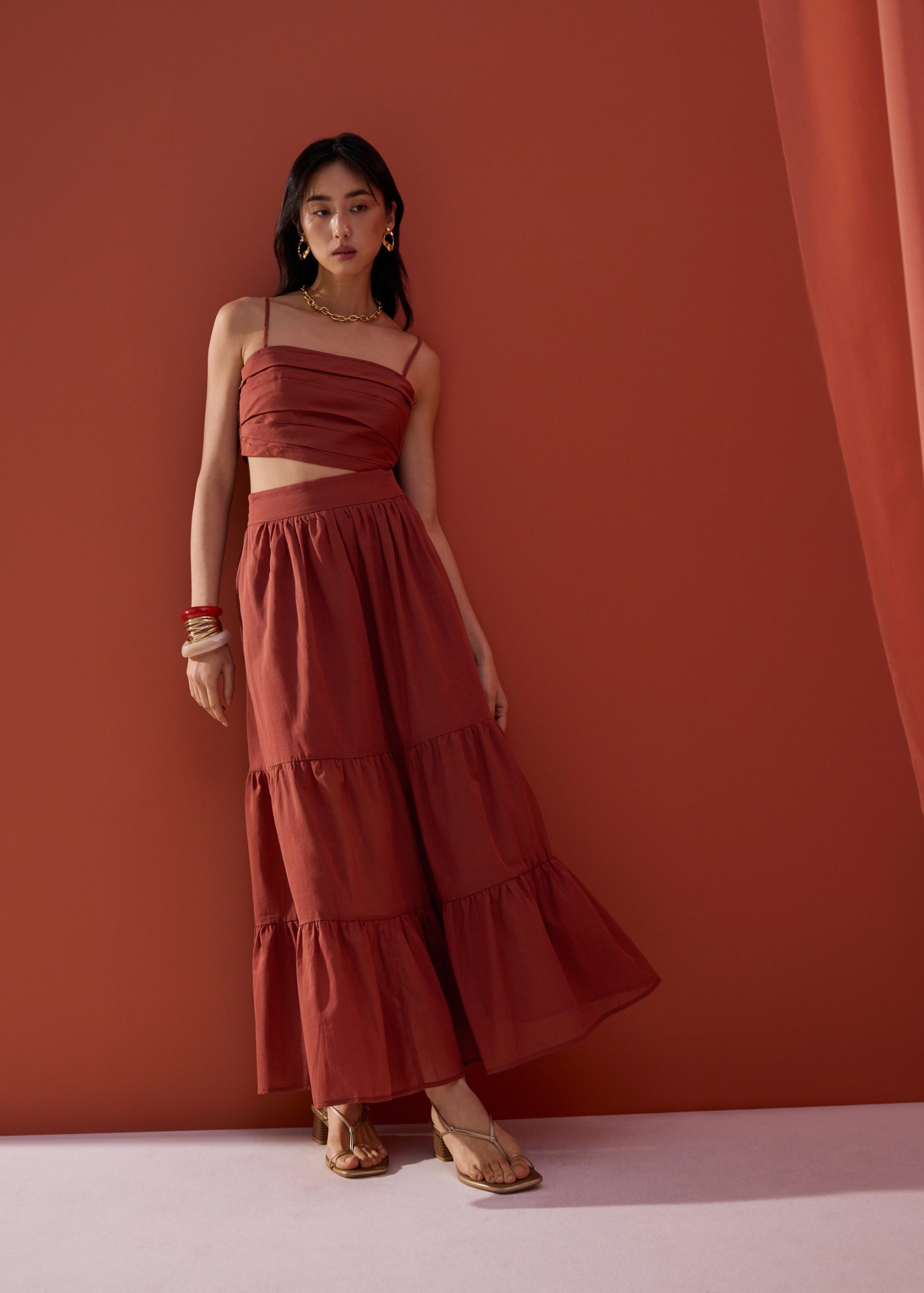 Cotton Camisole Top in Desert Haze - Image 19