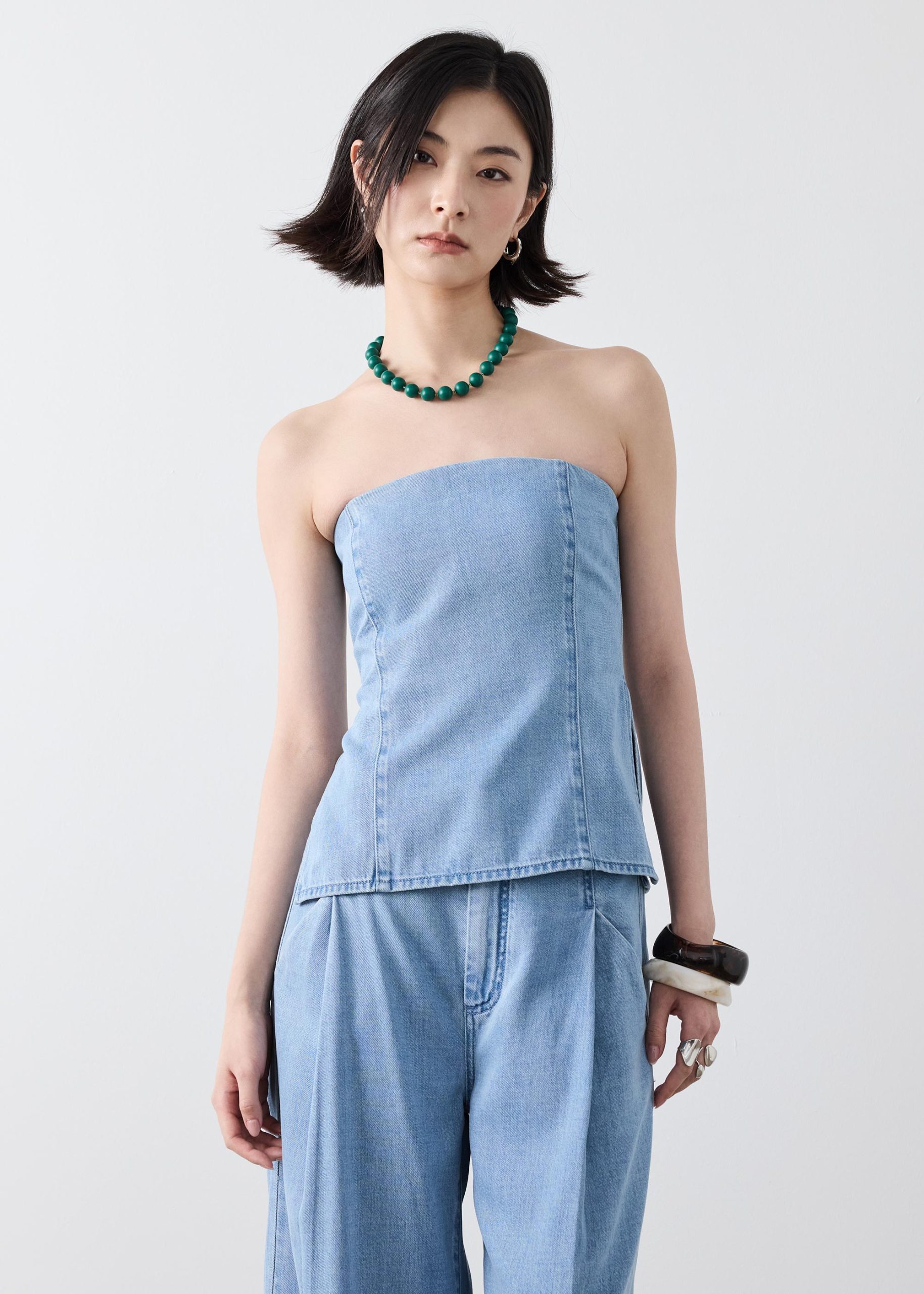 BraFree by LB Denim Tube Top - Image 10