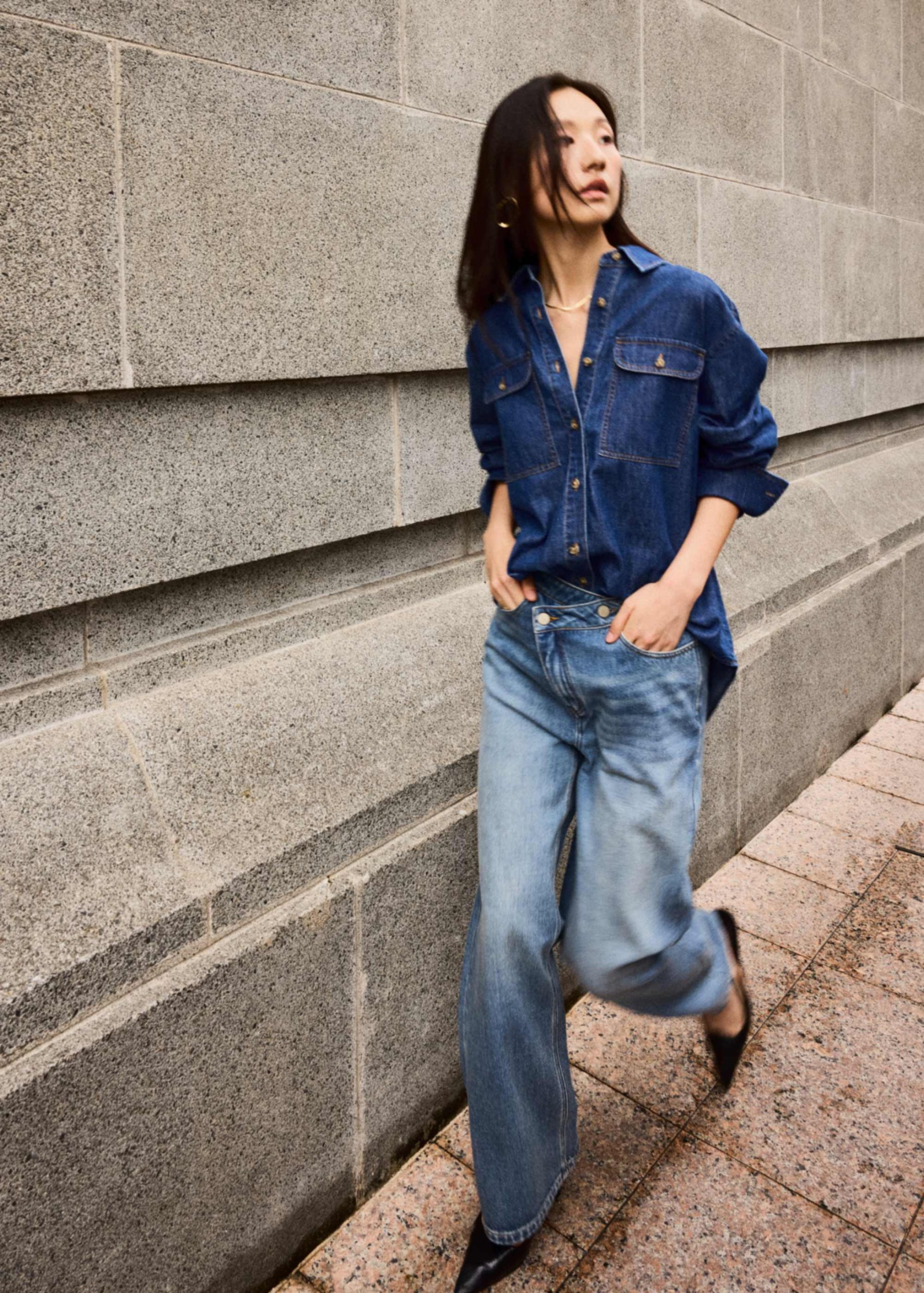 Leggy??Cross Over Jeans - Image 2