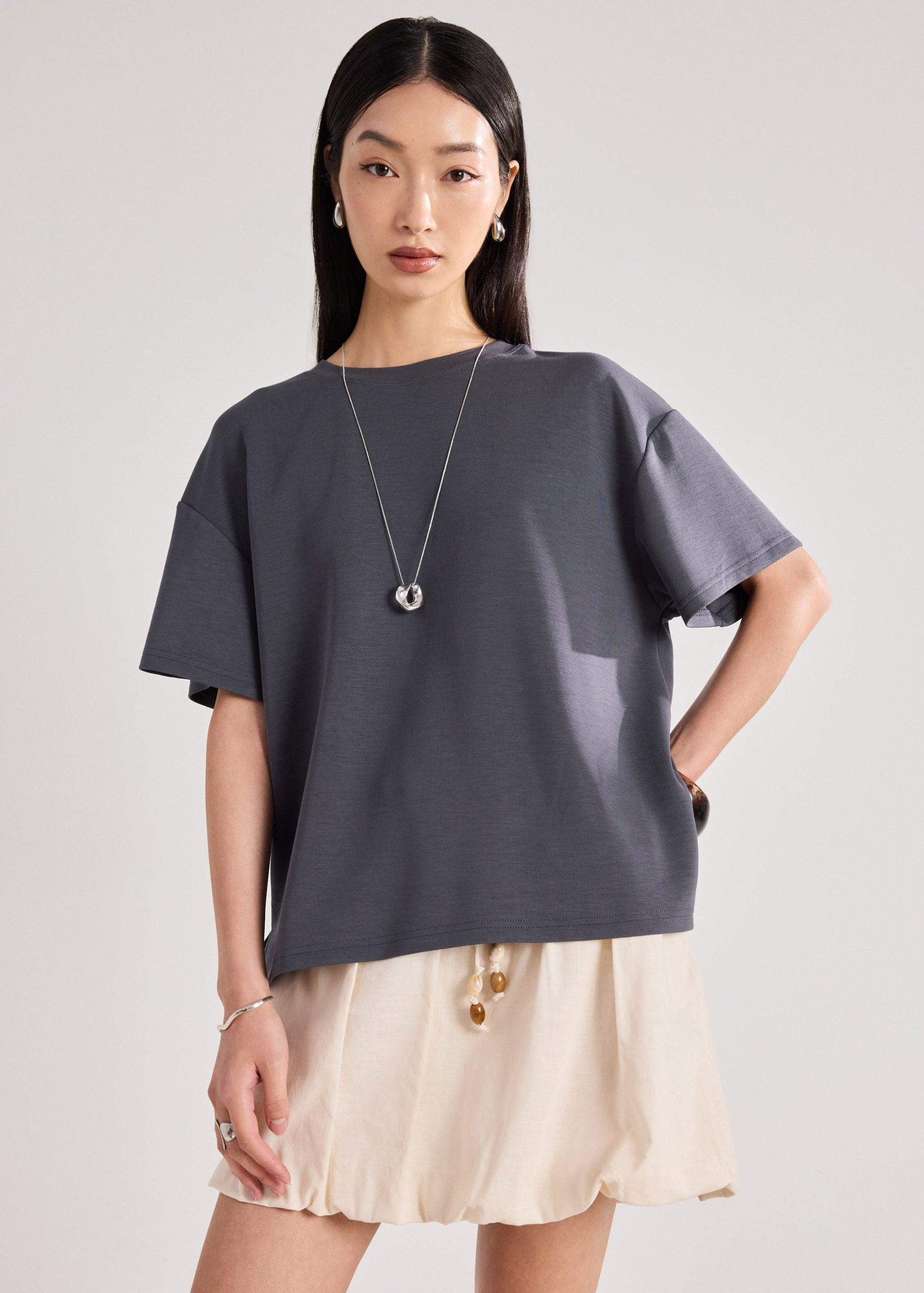 Relaxed Neoprene Tee - Image 23
