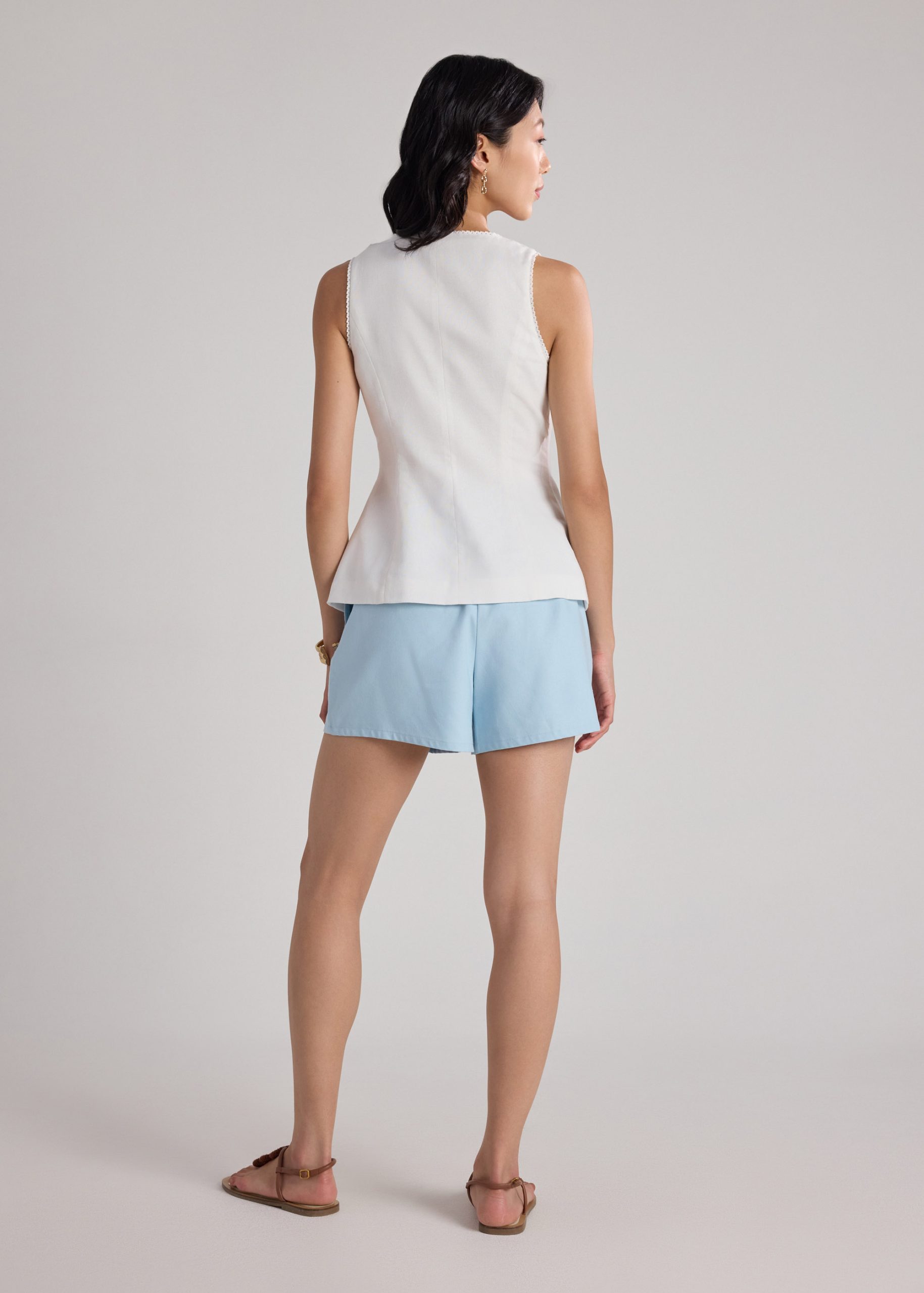 Lace Trim Fitted Top - Image 10