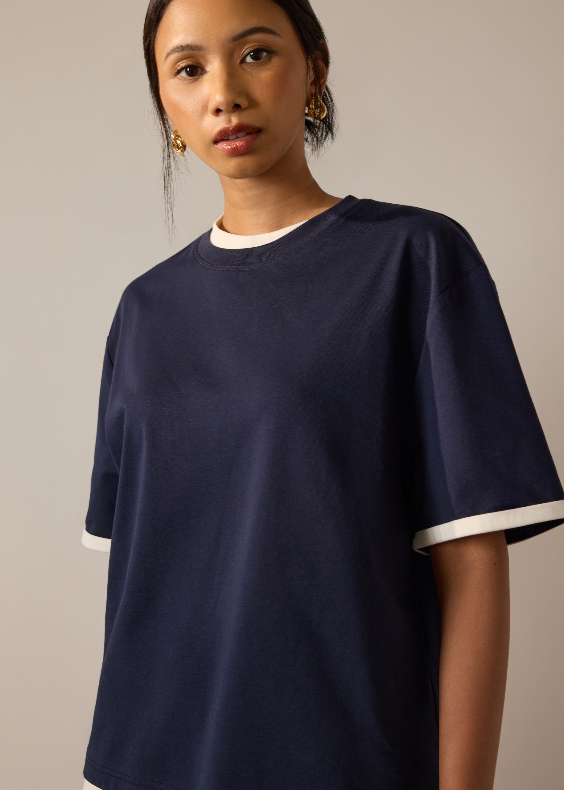 Jersey Relaxed Long Tee - Image 6