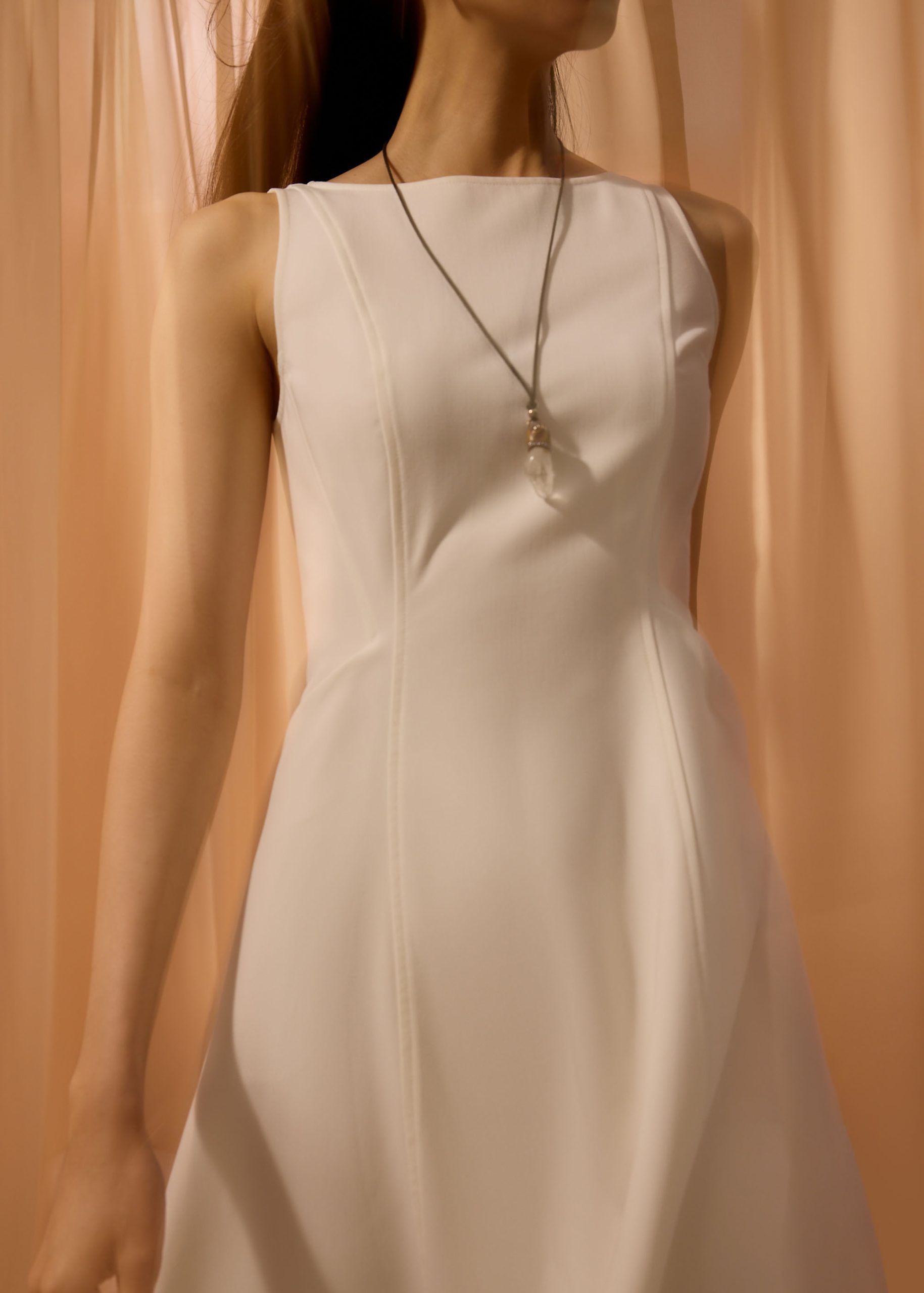 Ling Belted Boat Neck Fit & Flare Midaxi Dress - Image 13