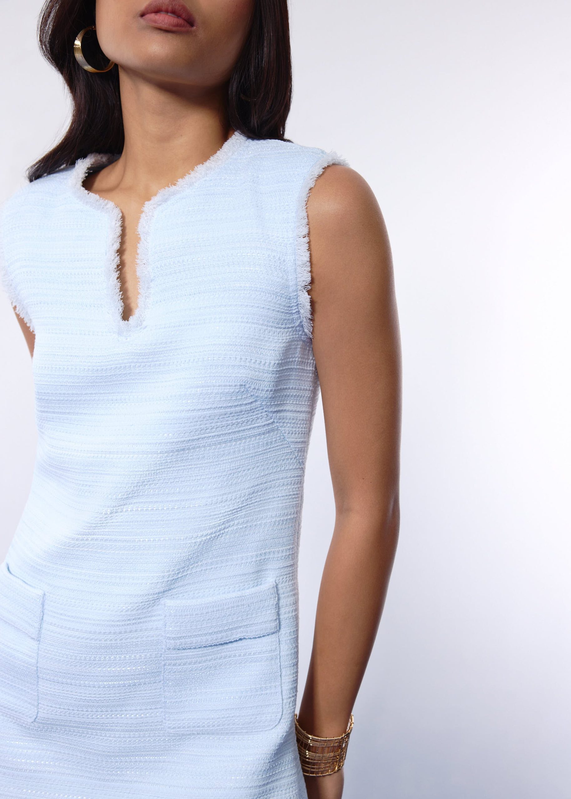 Mahita Jacquard Tweed A-line Mini Dress - Image 14